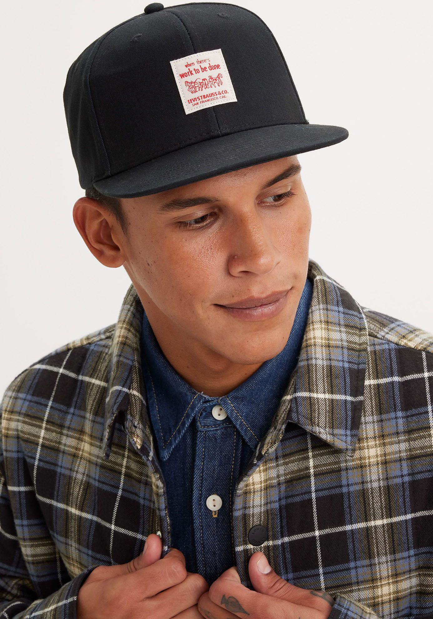 Levi's® Baseballcap WORKWEAR CAP met merklogo-badge