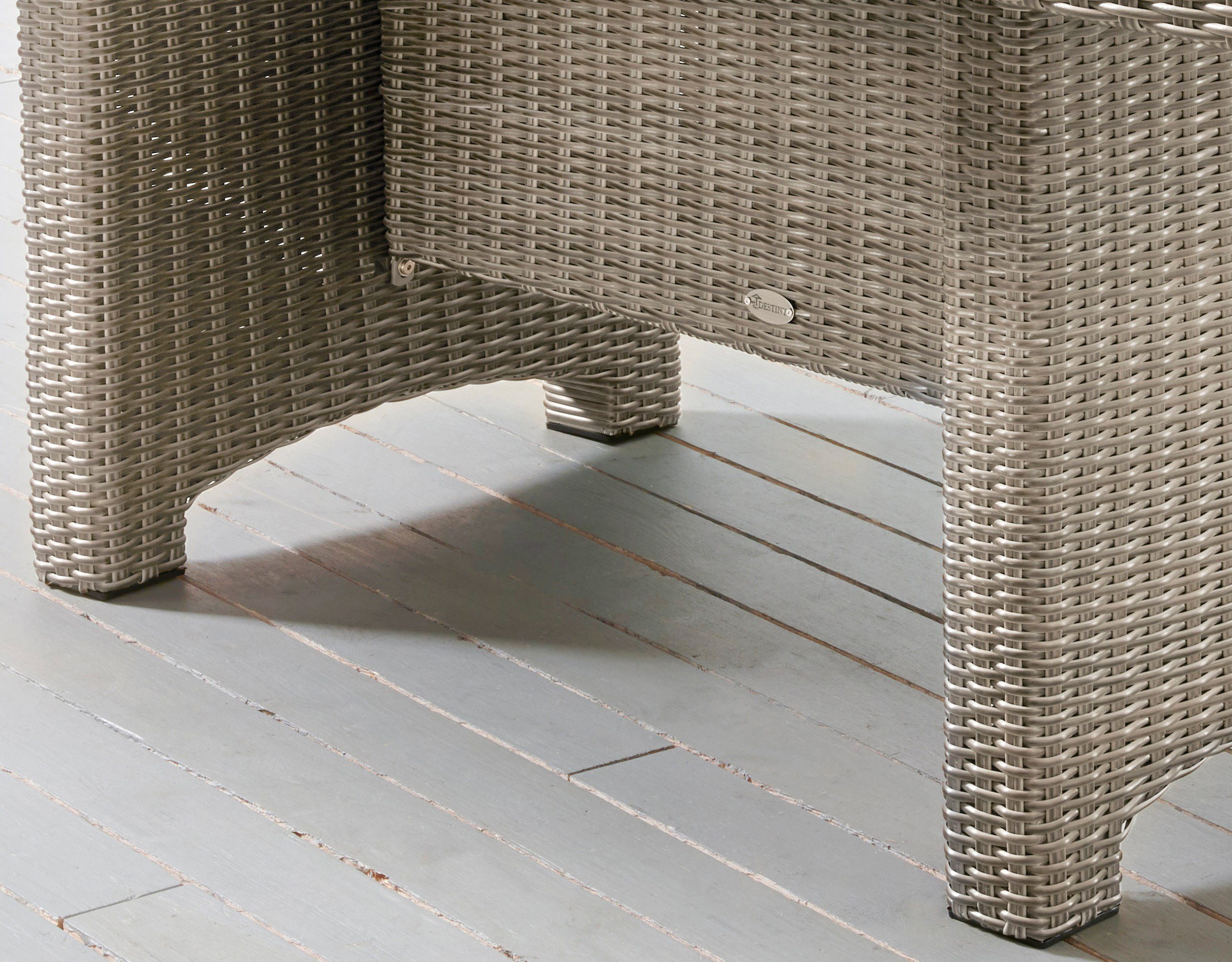 Destiny Tuintafel Luna (200x75x100cm), aluminium, polyrattan
