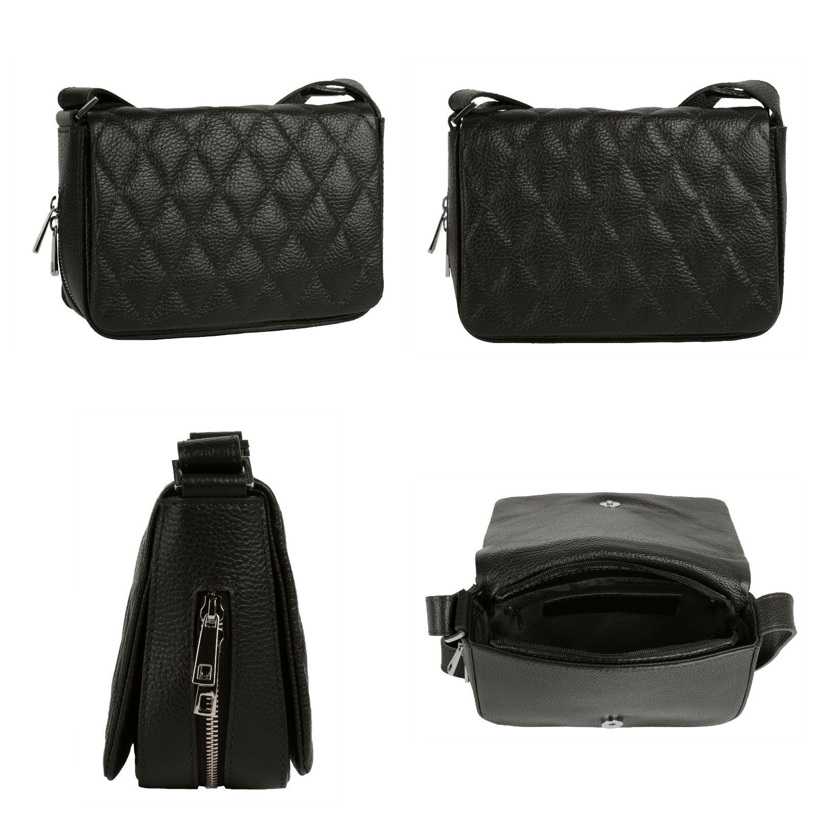Cluty Tas echt leer, made in italy