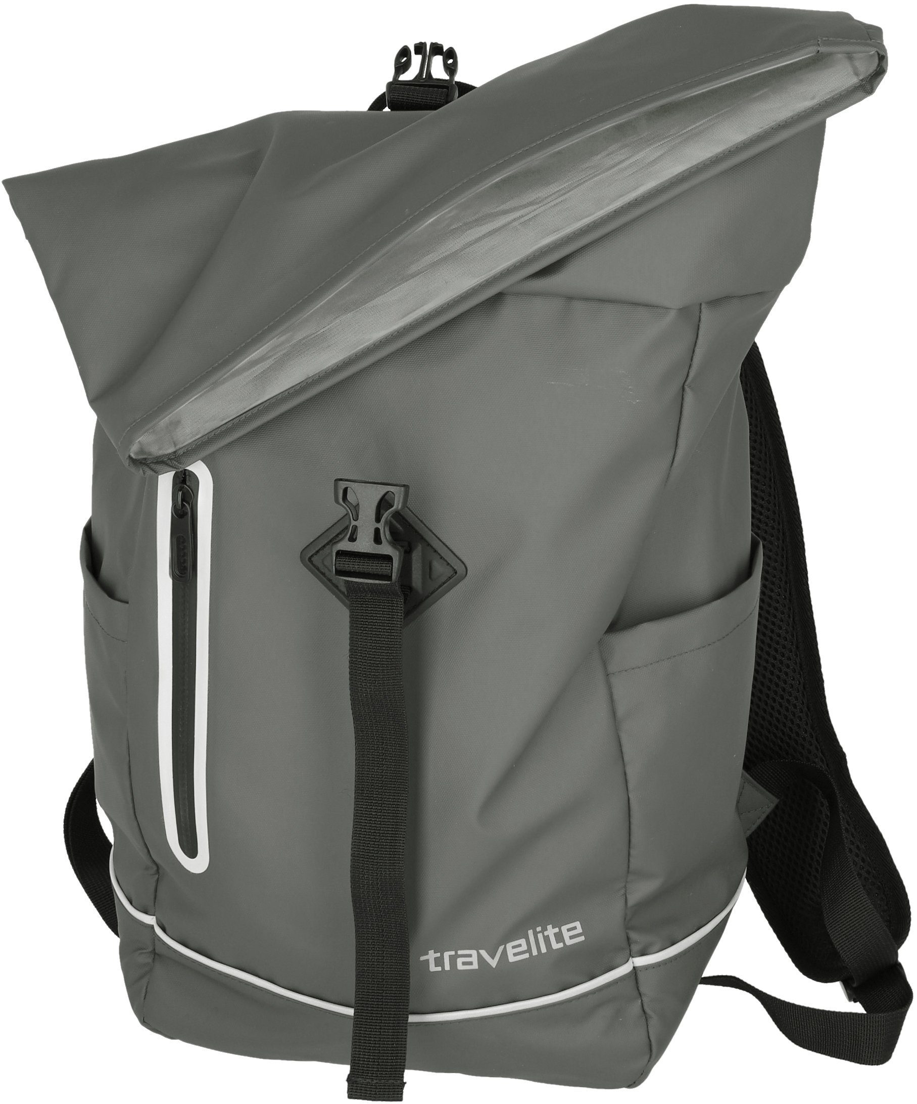travelite Vrijetijdsrugzak BASICS roll-up rugzak zeil Wandelrugzak Reisrugzak Streetpack Werkrugzak