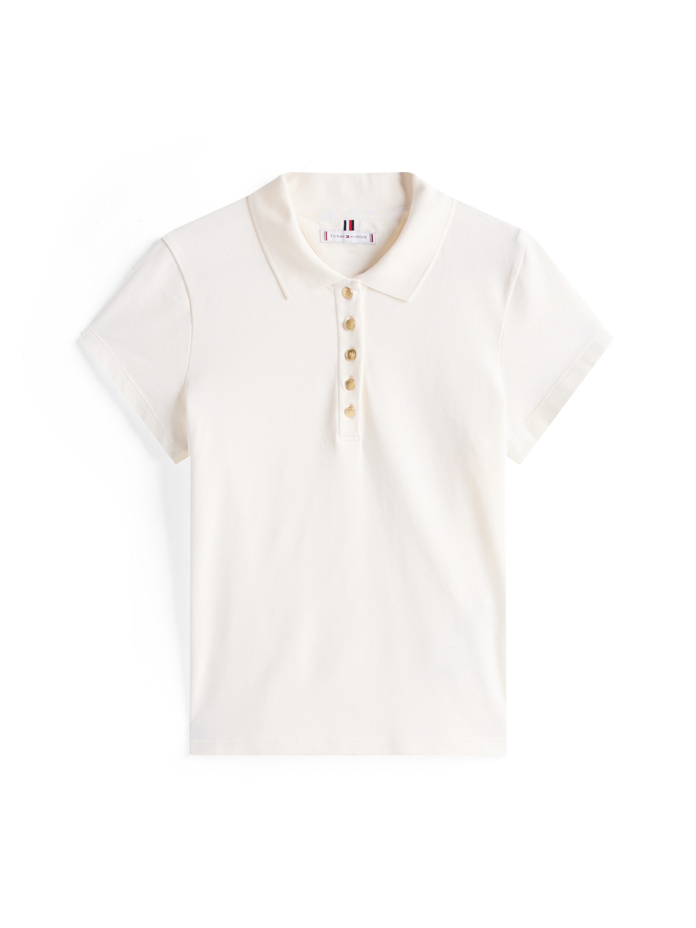 Tommy Hilfiger Poloshirt GOLD BUTTON SLIM SS POLO