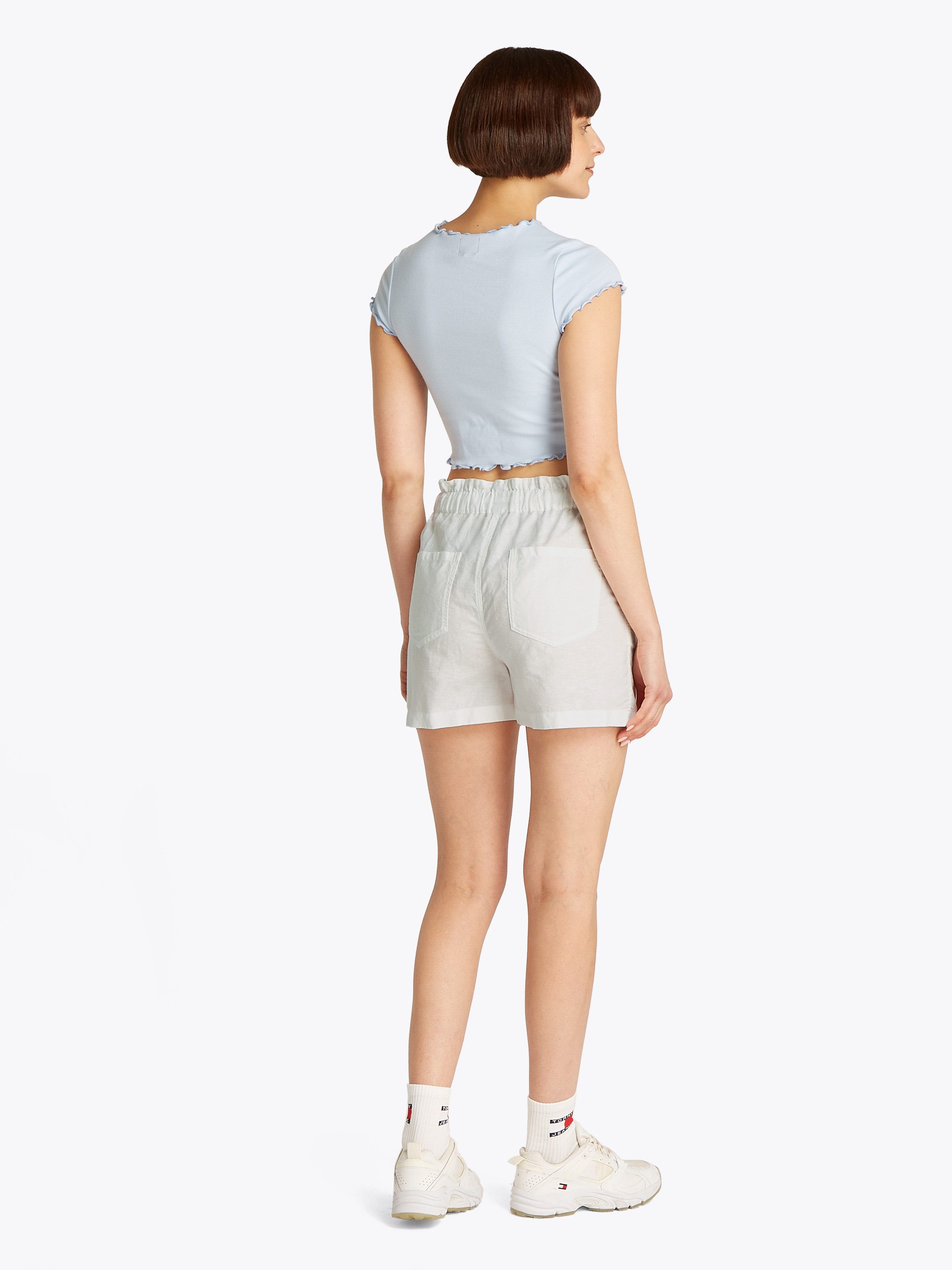 TOMMY JEANS Short TJW COTTON LINEN SHORT