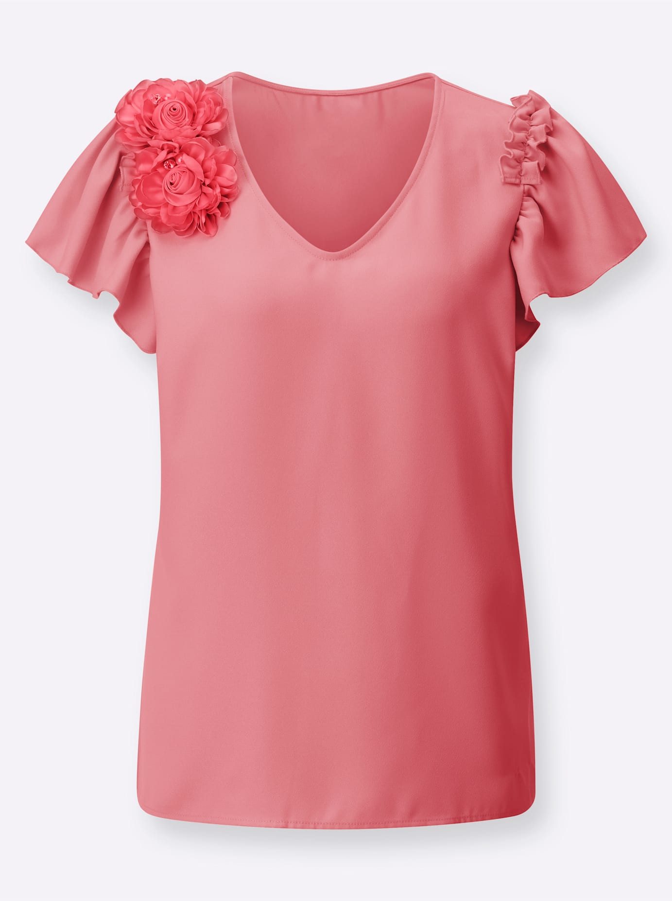 Lady Blouse met korte mouwen