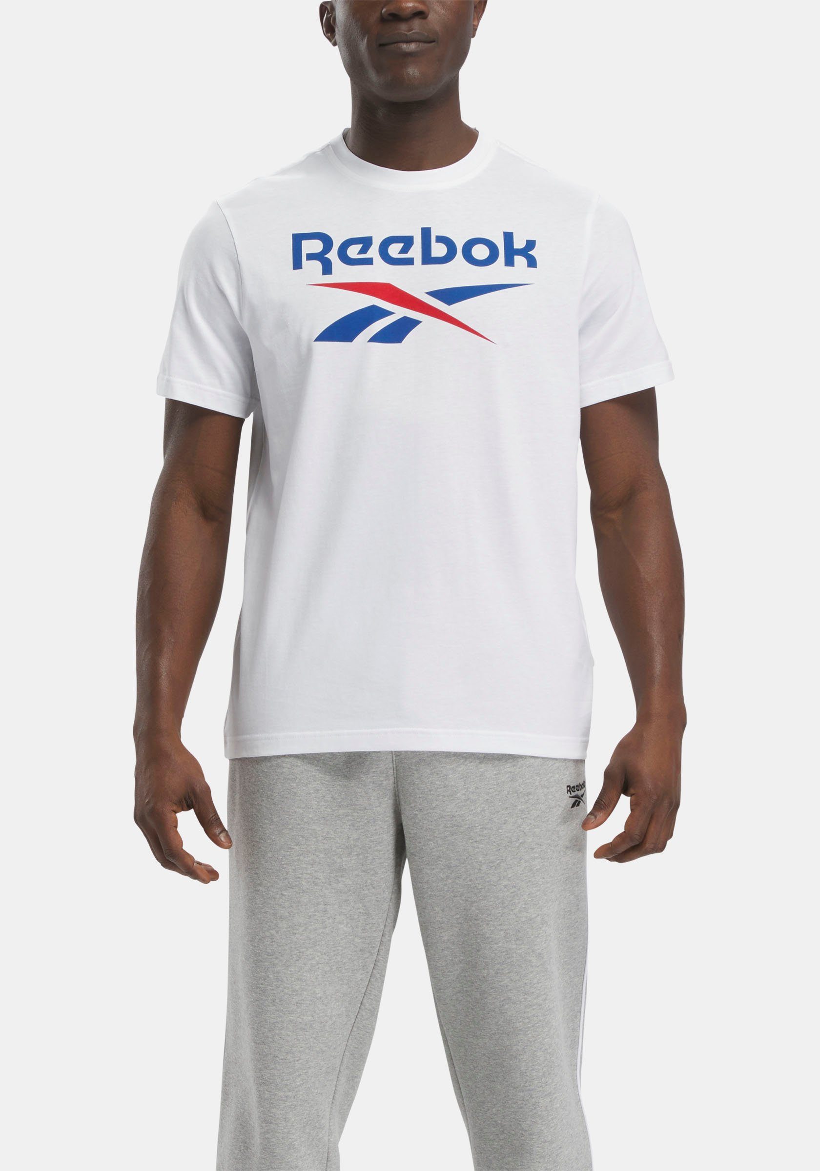 Reebok Sport Pack Graphic Tee T-shirt White Heren