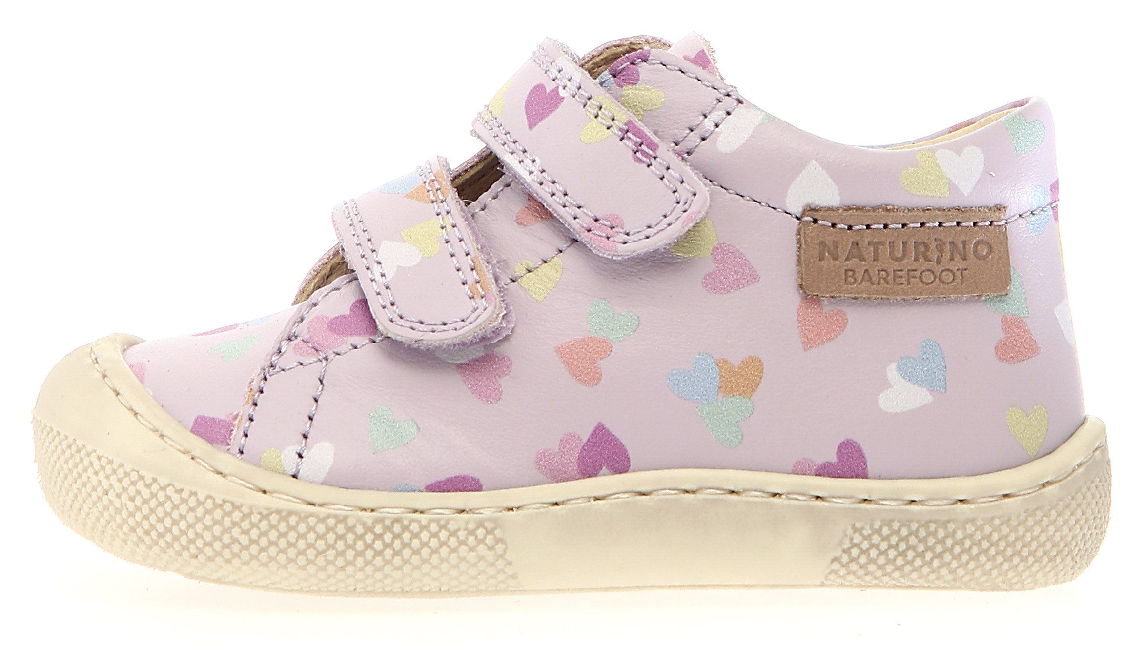 Naturino Barefootschoenen BAREFOOT AMUR VL PR Babyschoen met klittenbandsluiting, maat sjabloon te downloaden