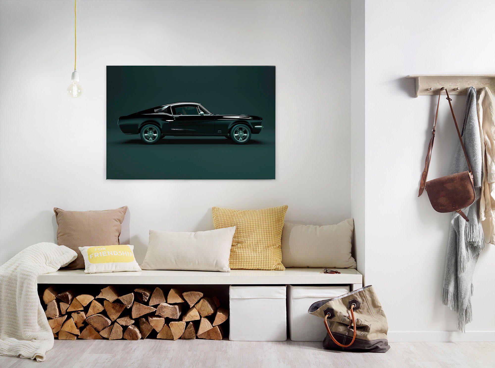 A.S. Création Artprint op linnen Mustang