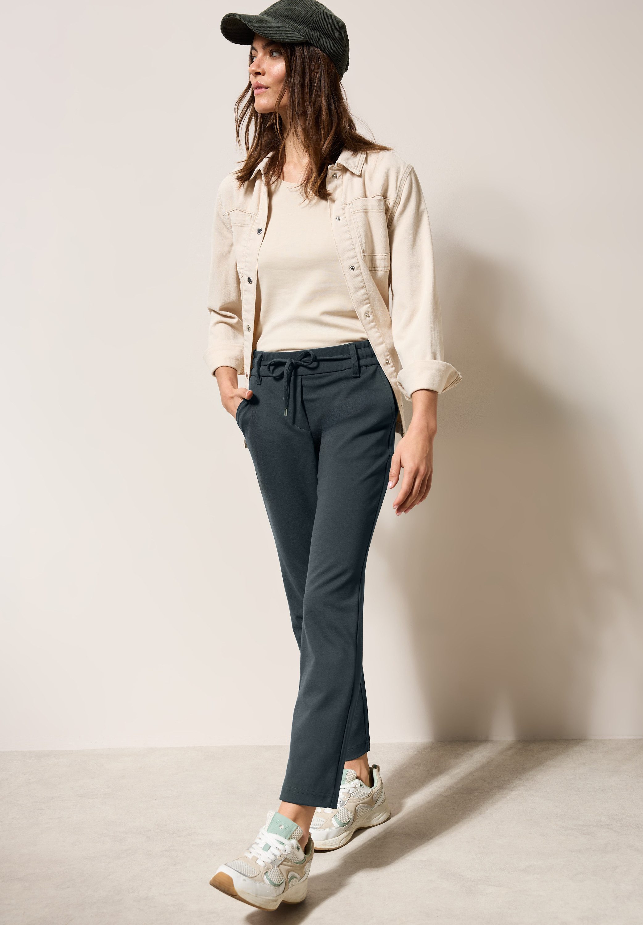 Cecil Stoffen broek Stijl Tracey met elastische taille