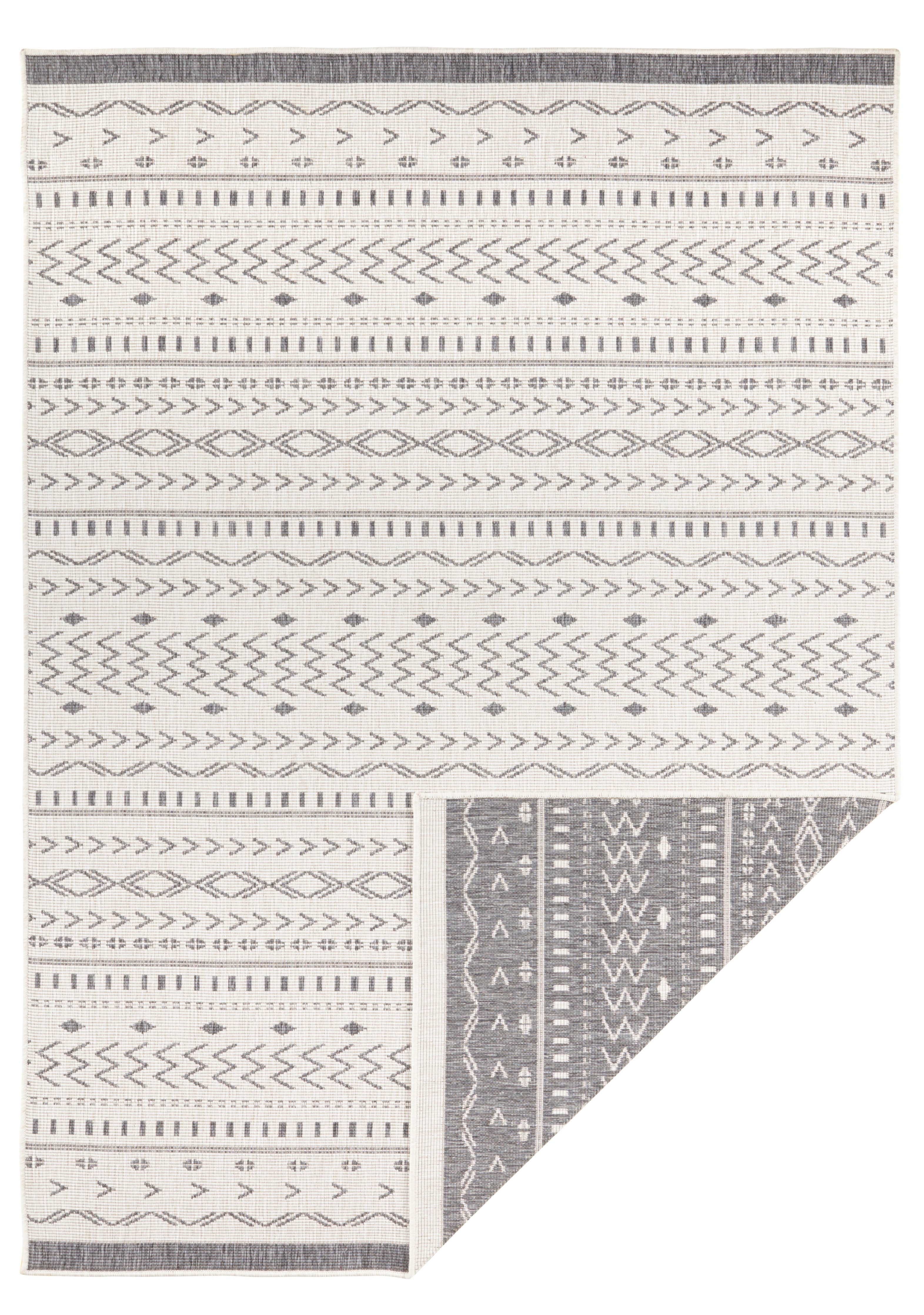 NORTHRUGS Vloerkleed Kuba omkeerbaar tapijt Binnen- en buitengebruik, weerbestendig, balkon, loper, woonkamer, waterbestendig