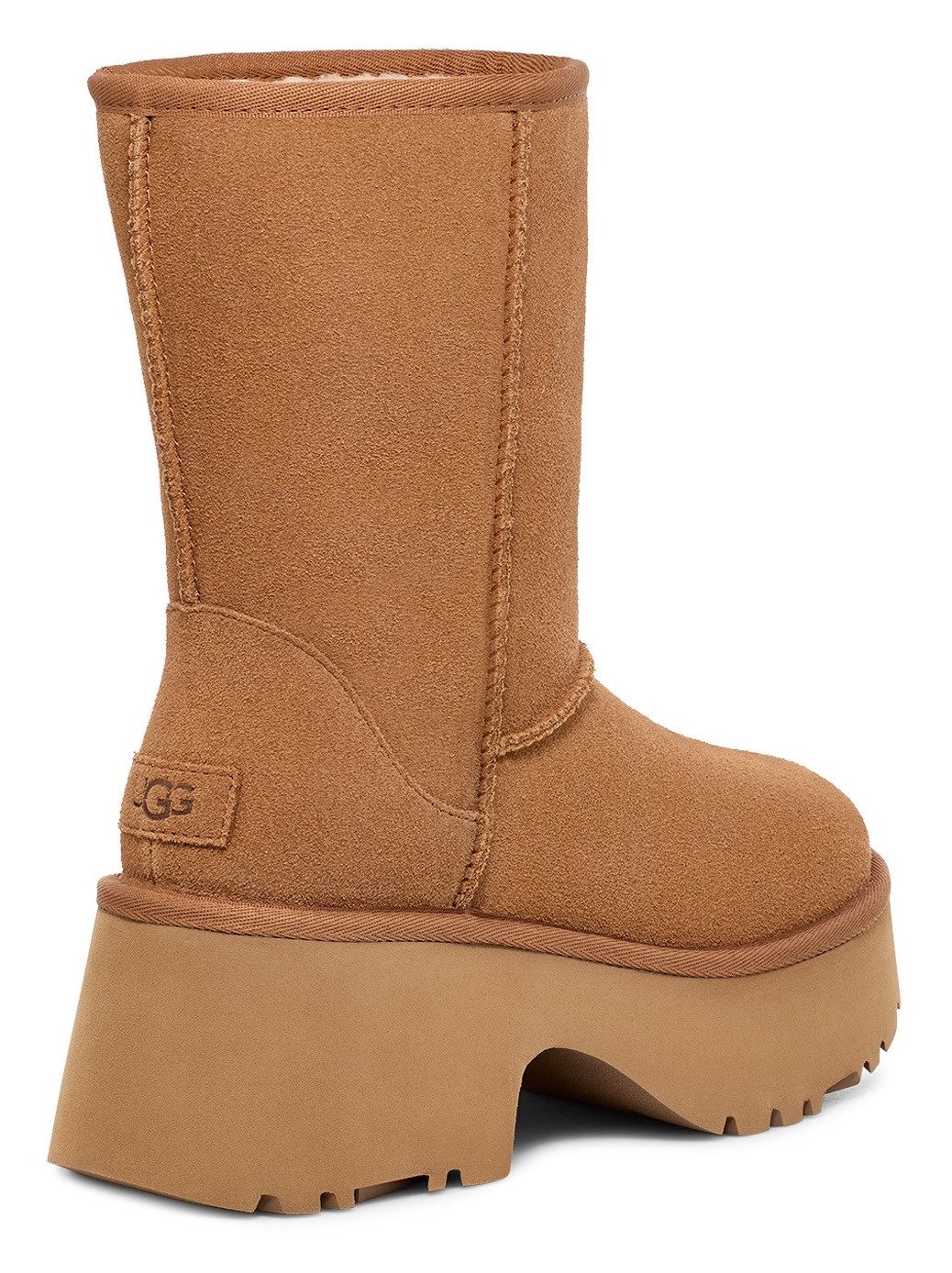 UGG Instaplaarzen CLASSIC SHORT NEW HEIGHTS , plateau laarzen, winterlaarzen, boots met binnenrits