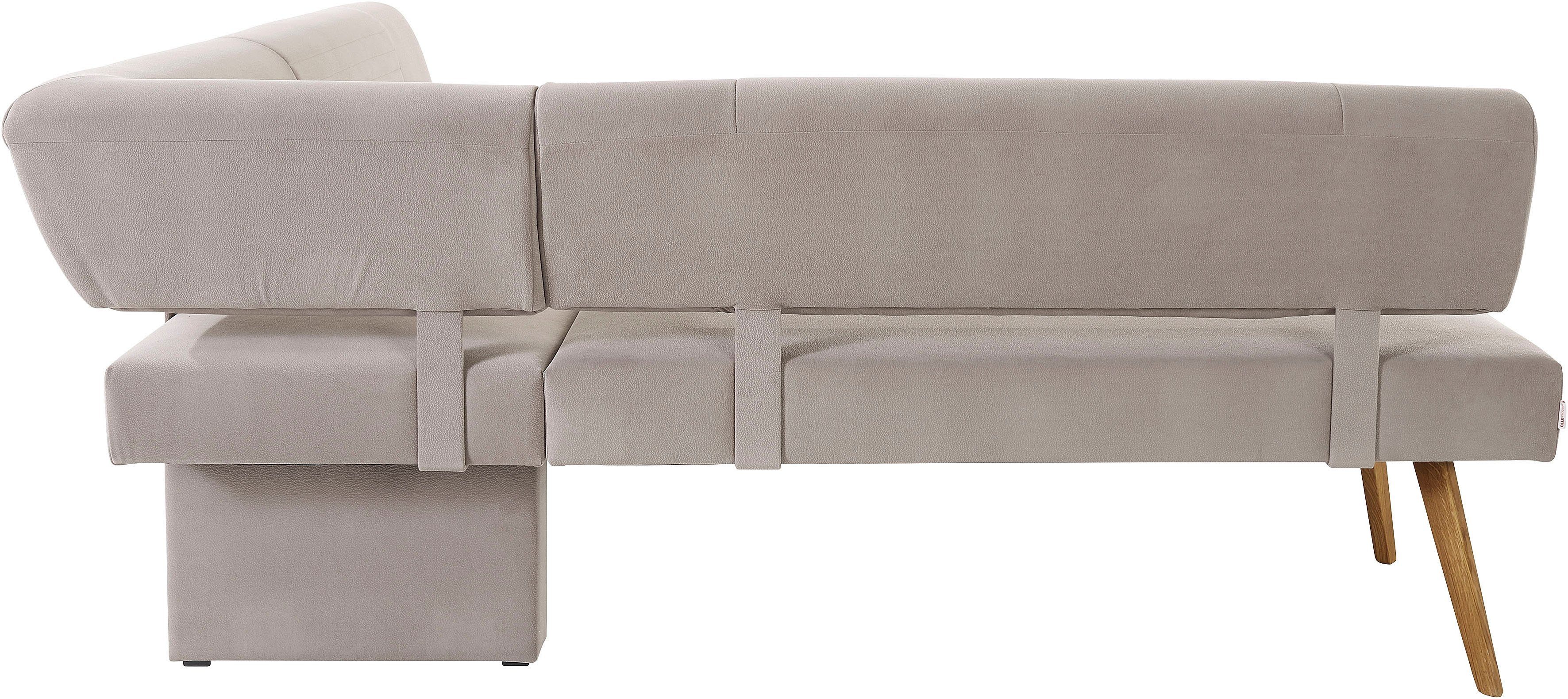 OTTO products Hoekbank Alessja Breedte lange zijde 192 of 212 cm, frame van massief eiken
