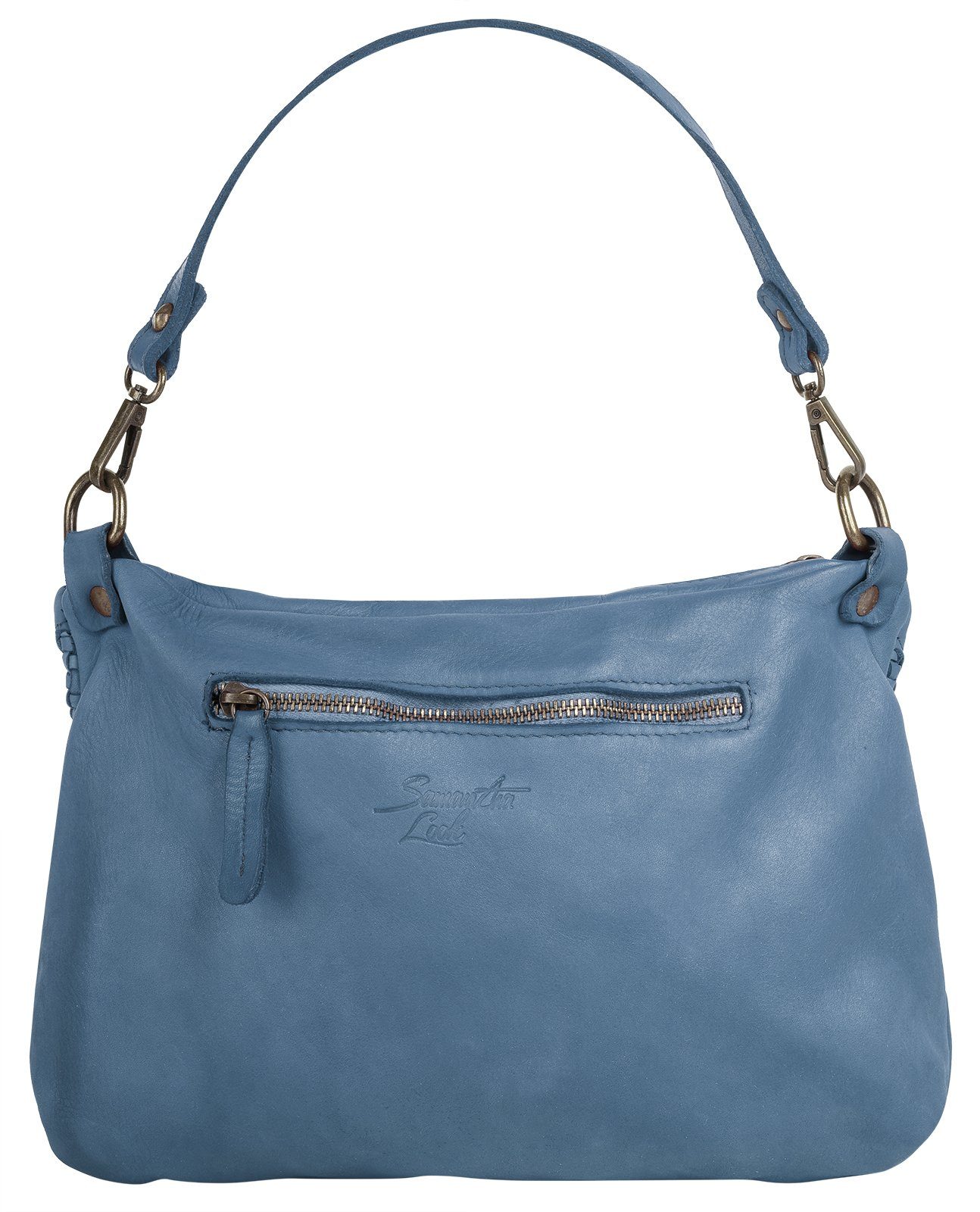 Samantha Look Schoudertas echt leer, made in italy