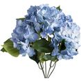 botanic-haus kunstbloem hortensiastruik blauw