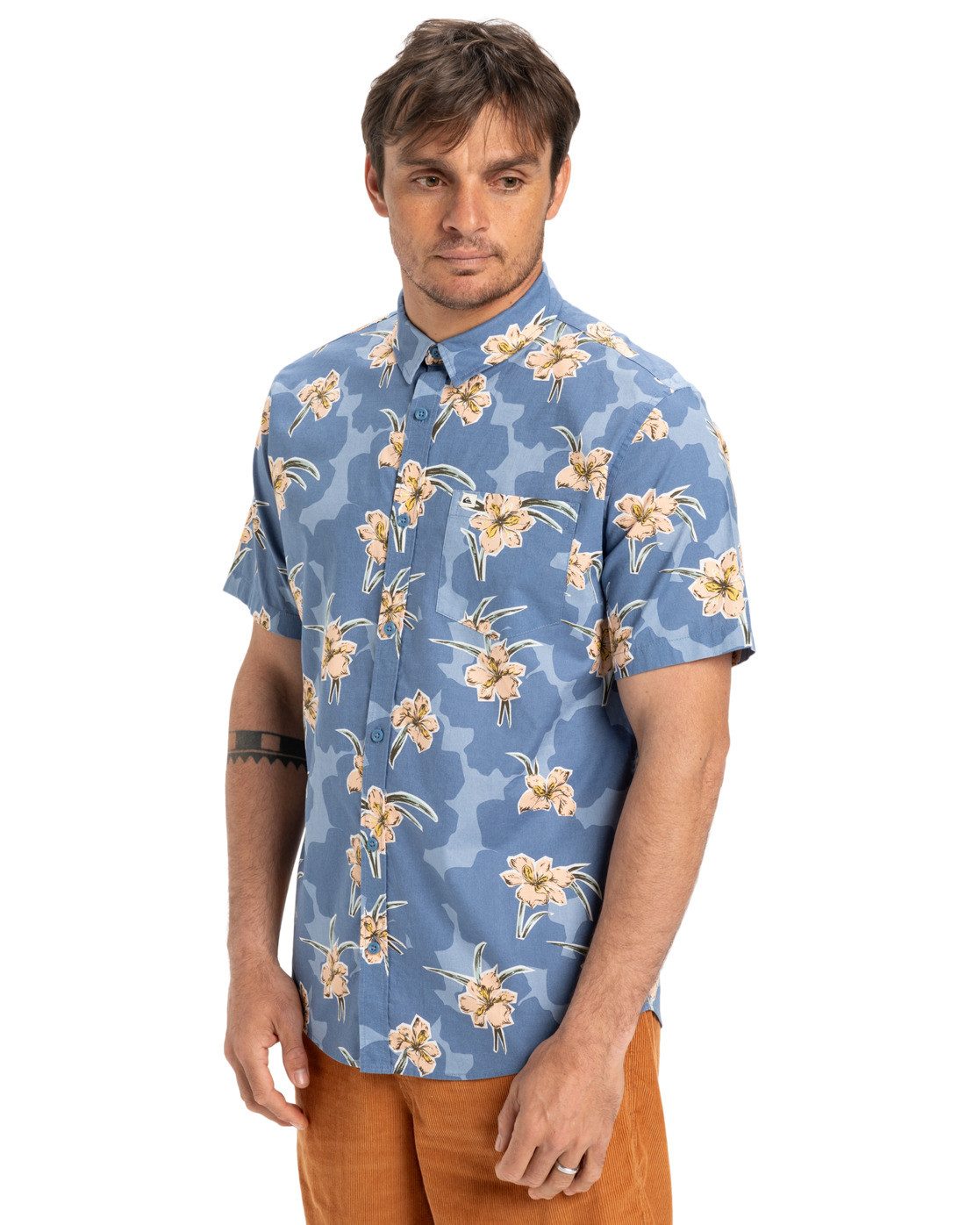 Quiksilver Overhemd met korte mouwen Apero Classic