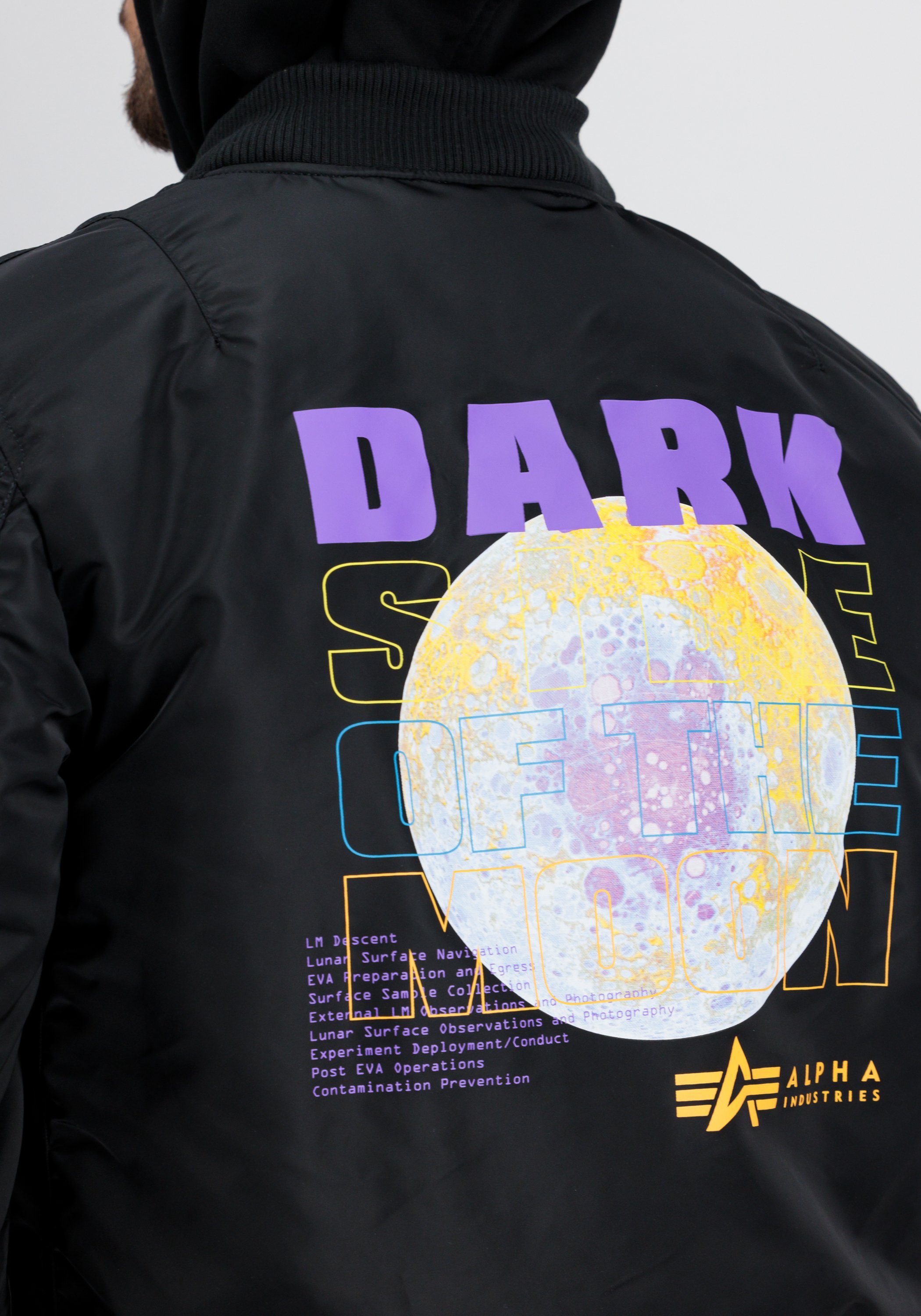 Alpha Industries Bomberjack ALPHA INDUSTRIES Men - Bomber Jackets MA-1 VF Hood Dark Side