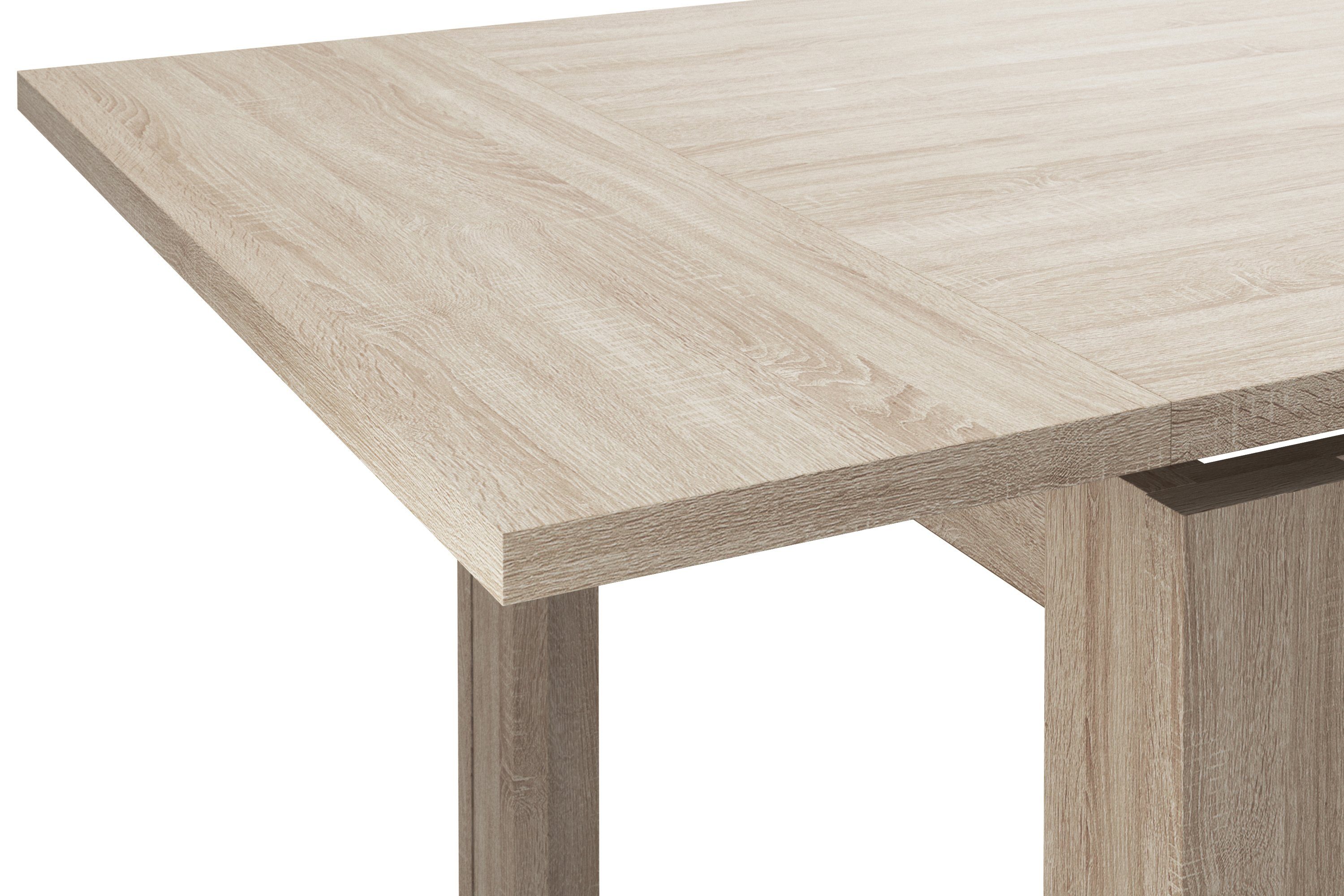 Mäusbacher Eettafel Monti BESTSELLER!, tafel, keukentafel, uittrekbare tafel uit te trekken tot 136 cm