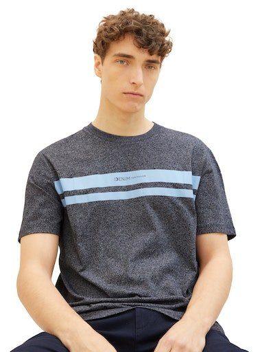 Tom Tailor Denim T-shirt met frontprintlogo