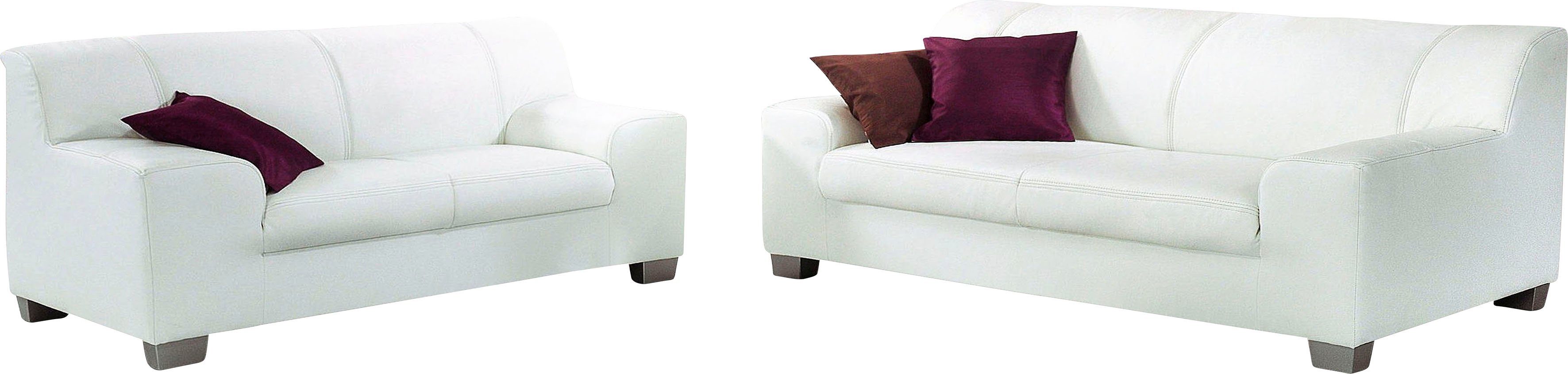 DOMO collection Zithoek Amando bestaand uit set van 2- en 3-zitsbank (voordeelset)