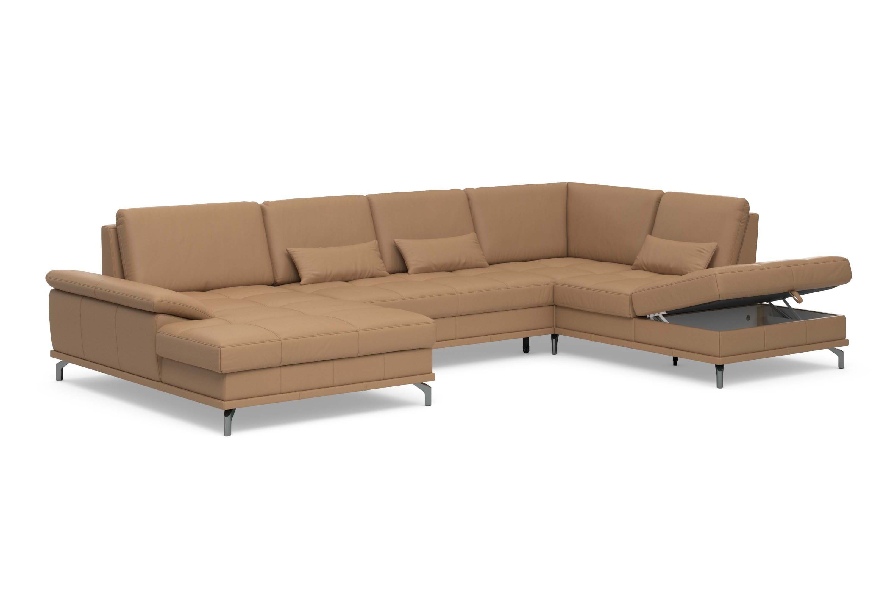 Places of Style Zithoek Costello U-vorm, met zitdiepteverstelling, armleuningverstelling en
