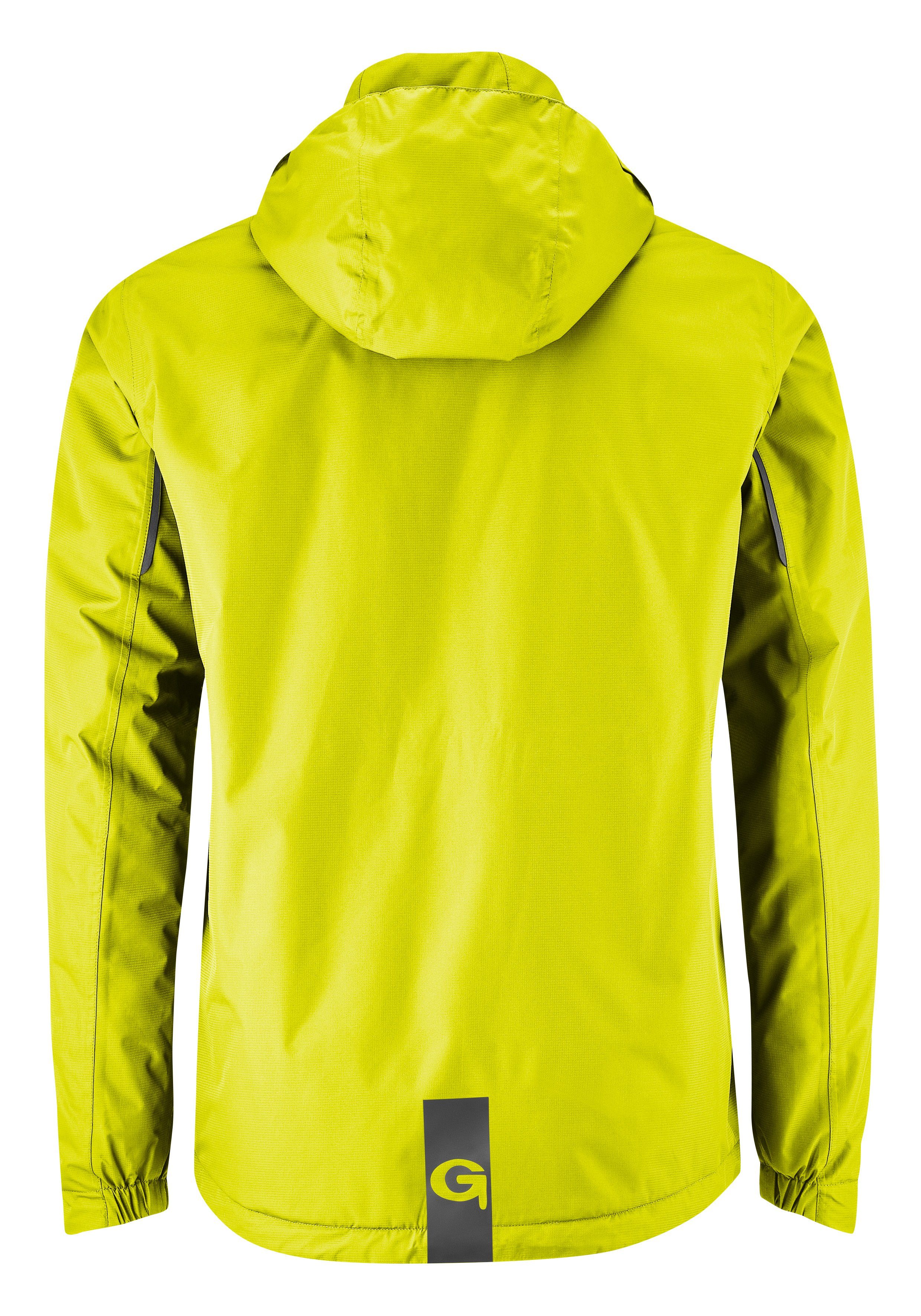 Gonso Fietsjack Save Jacket Therm M Herenregenjack wind- en waterdicht, fietsjack met capuchon