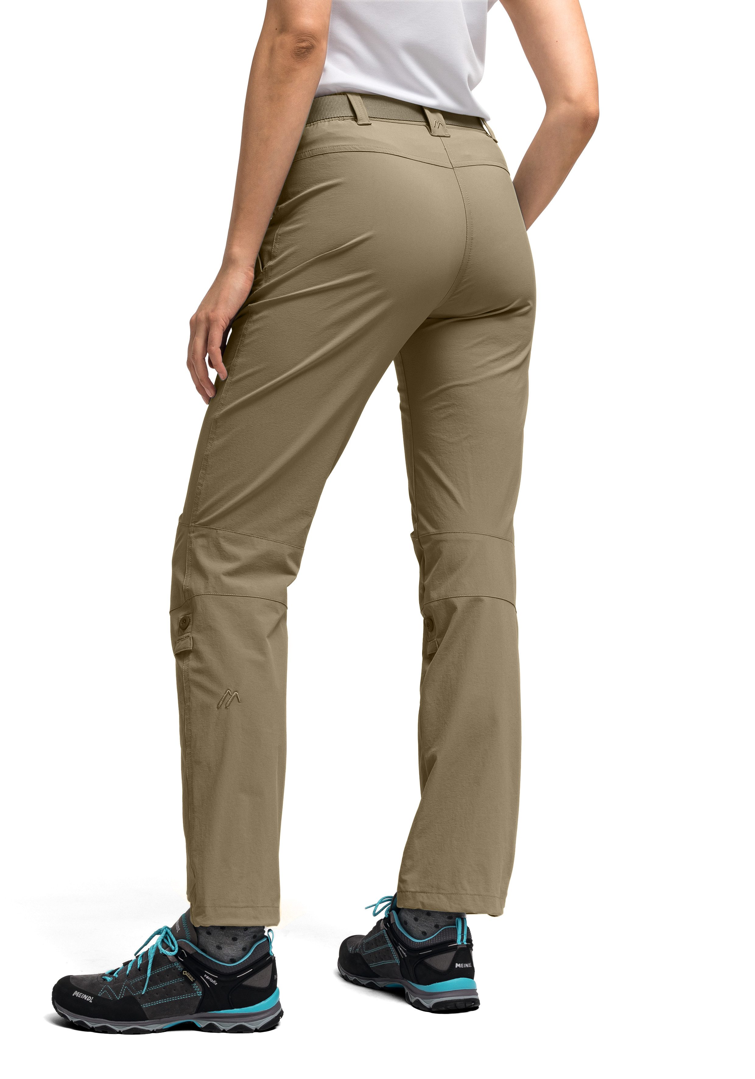 Maier Sports Functionele broek Lulaka Dames wandelbroek, ventilerende outdoorbroek met oprolfunctie