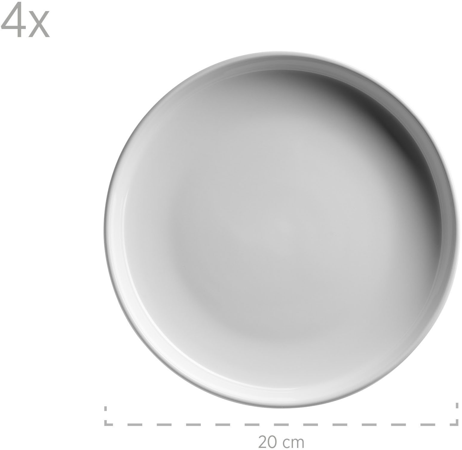 my home Combi-servies Kosima 16 delen, servies voor 4 personen (set)