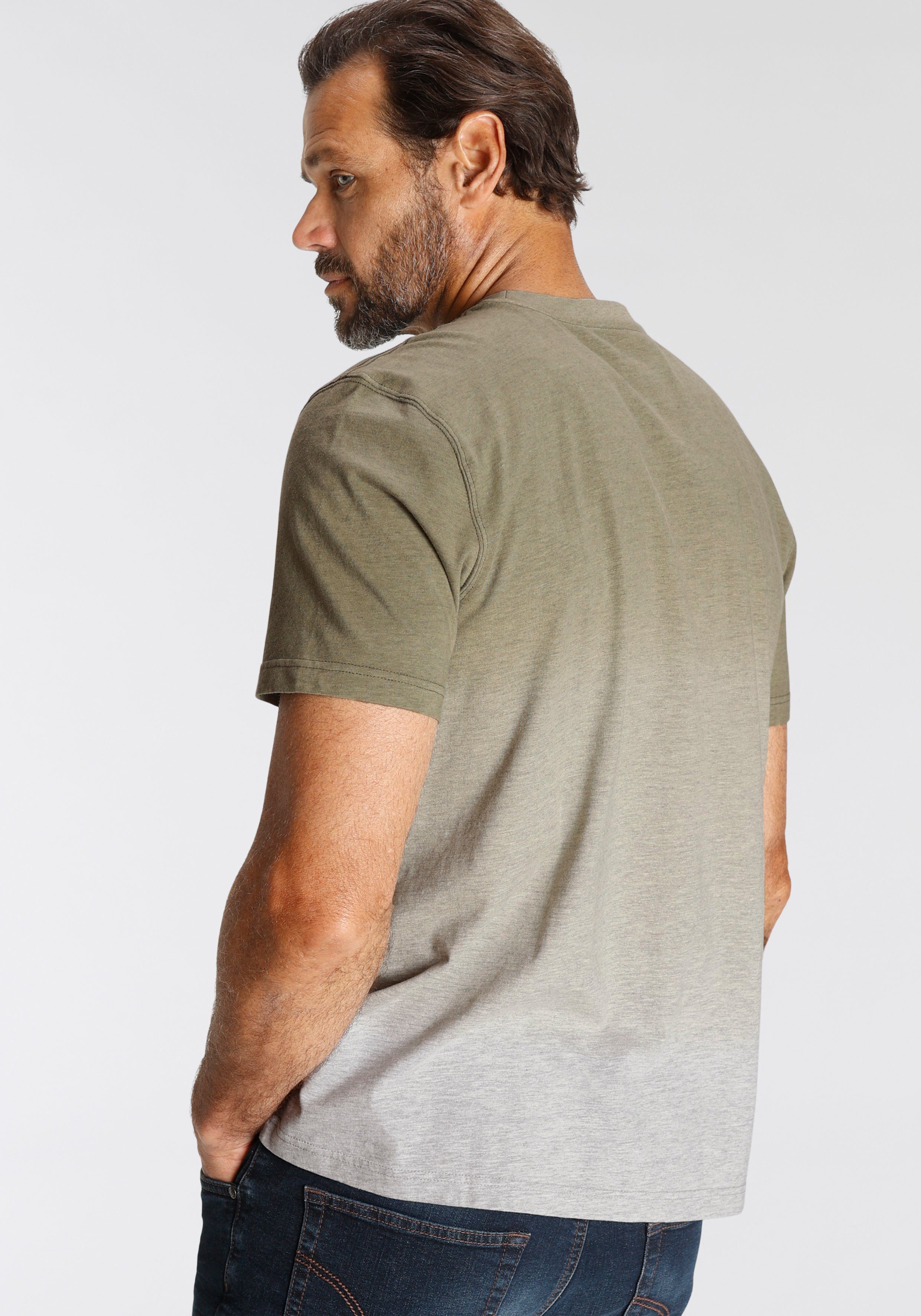 Man's World T-shirt Korte mouw, regular fit, bedrukte ontwerp, ronde hals