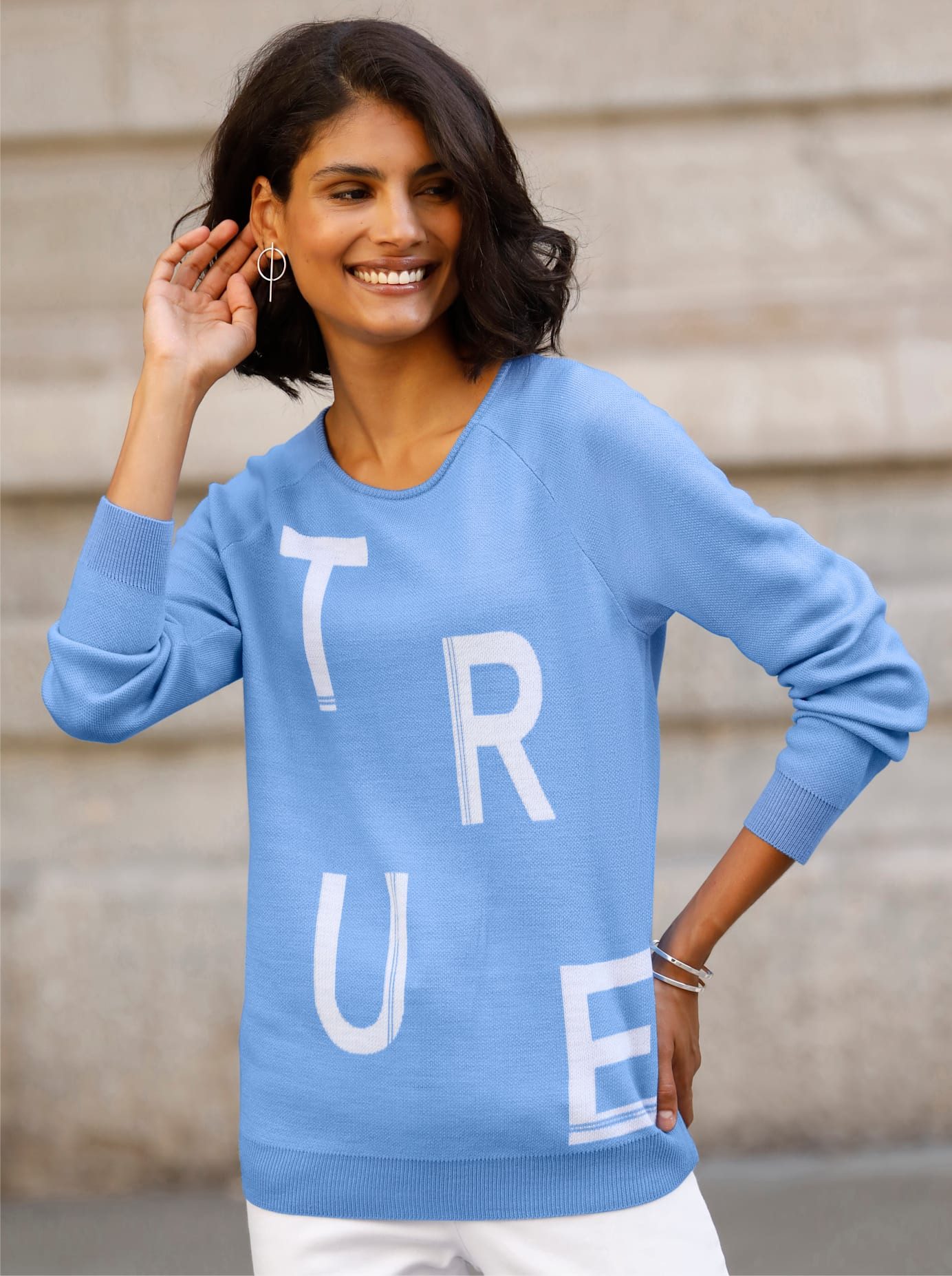 Classic Basics Gebreide Trui met ronde hals