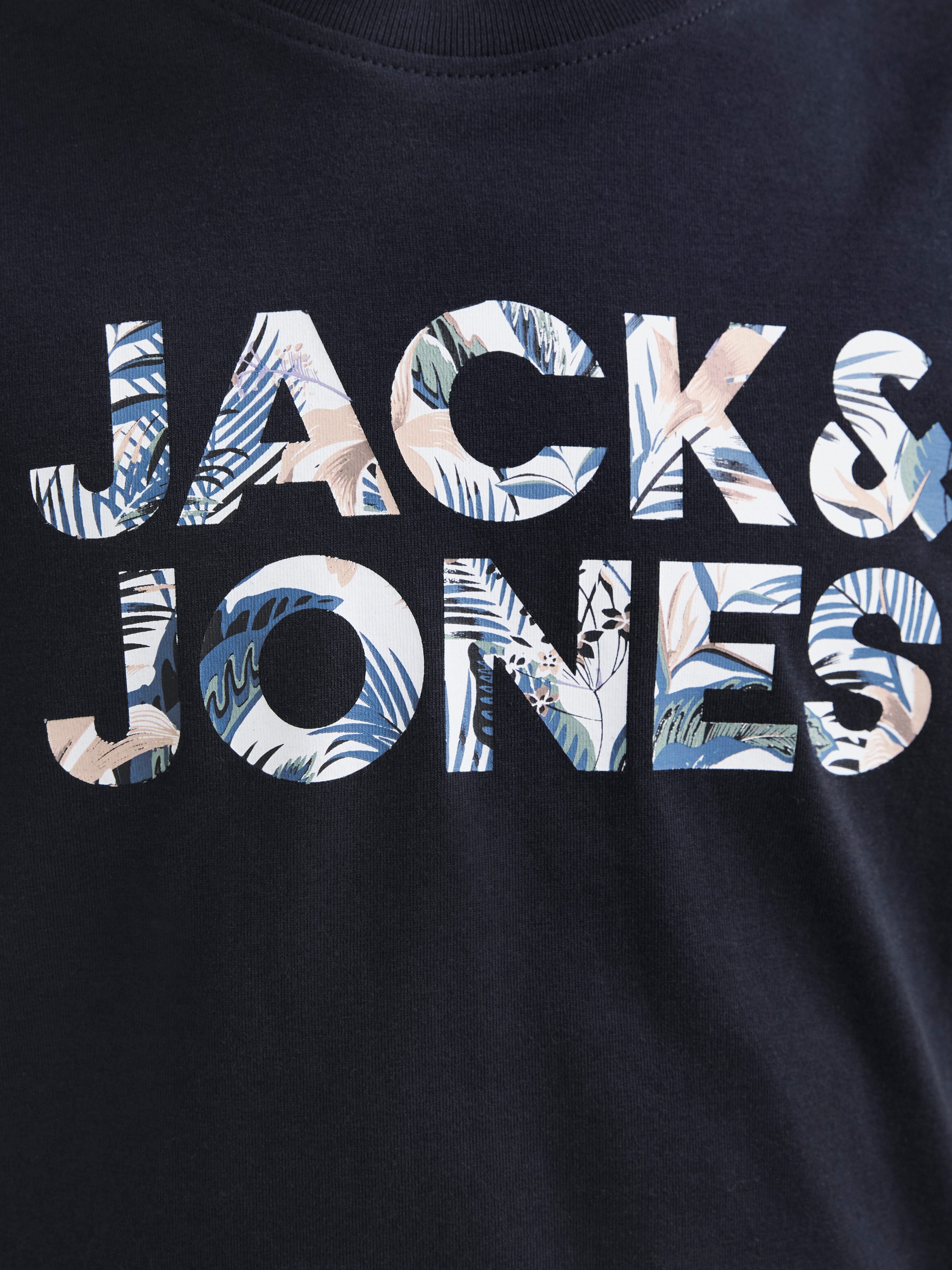 Jack & Jones Junior Shirt met ronde hals JJEBRYAN CORP LOGO TEE SS O-NECK JNR