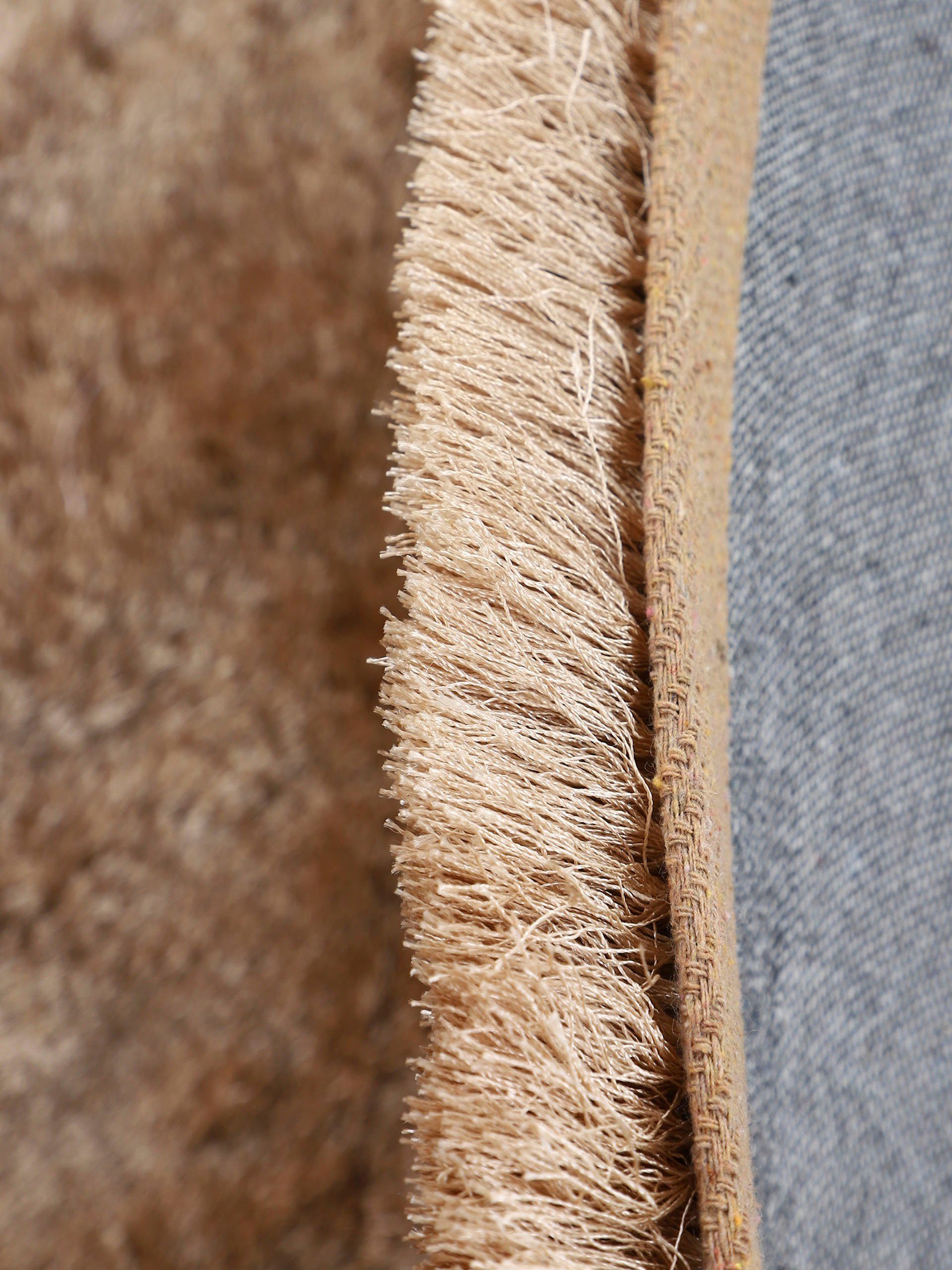 carpetfine Hoogpolig vloerkleed Breeze bijzonder zacht met lichte glansgaren, woonkamer