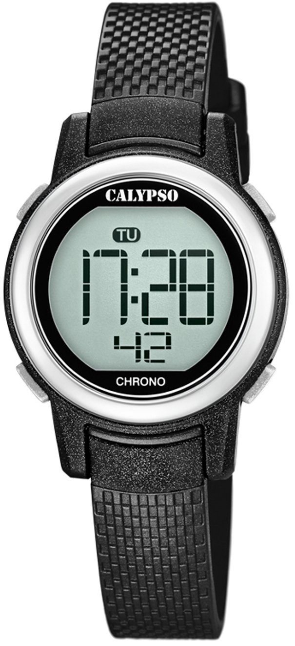 CALYPSO WATCHES Chronograaf Digital Crush, K5736/3 Polshorloge, quartz, dameshorloge, digitale...