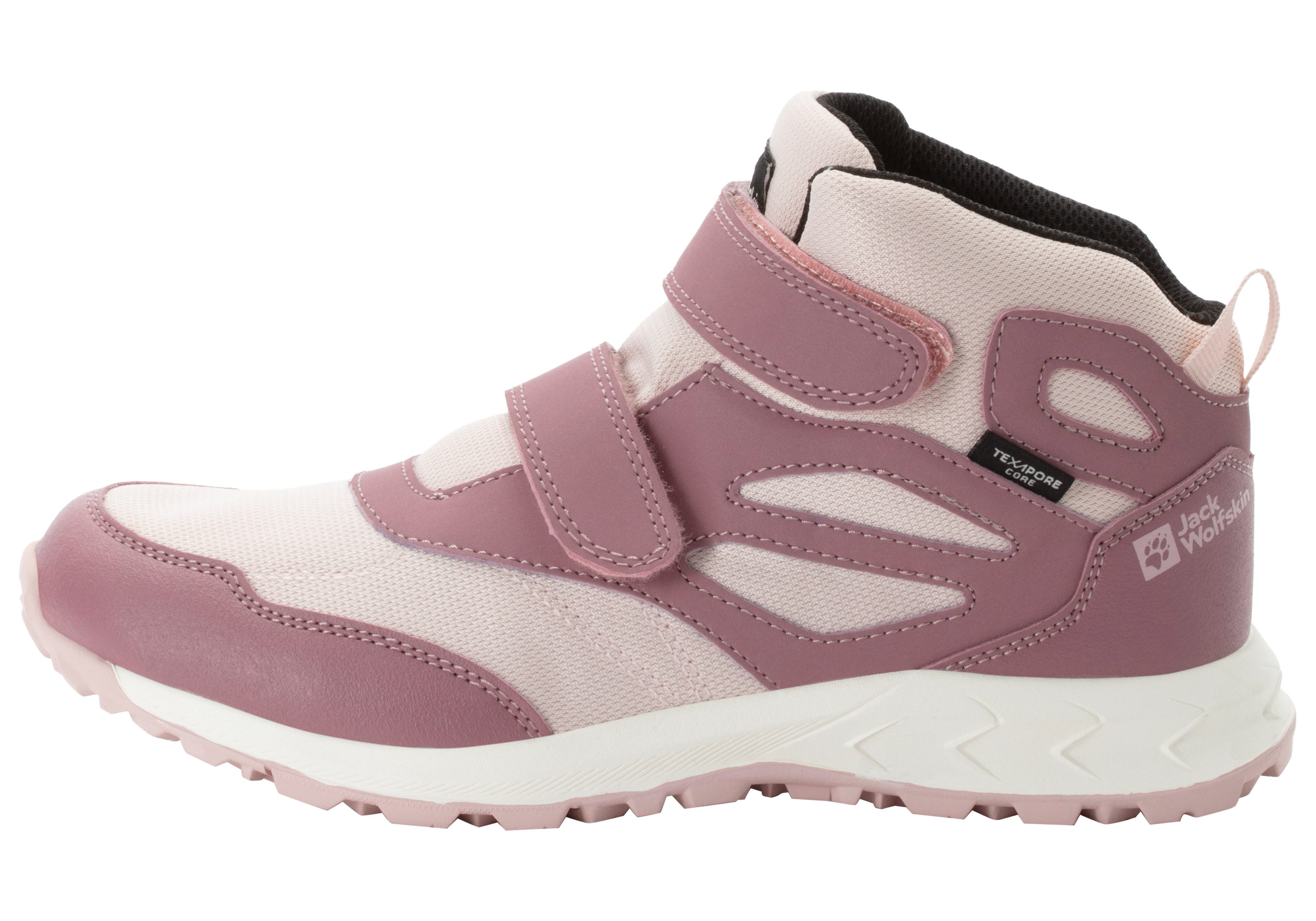 Jack Wolfskin Wandelschoenen WOODLAND TEXAPORE MID VC K waterdicht met klittenbandsluiting