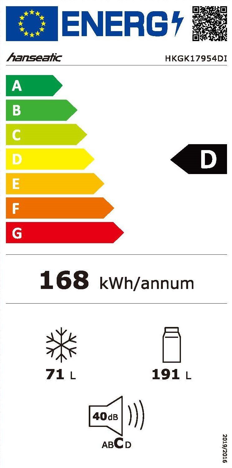 Hanseatic Koel-vriescombinatie HKGK17954DI