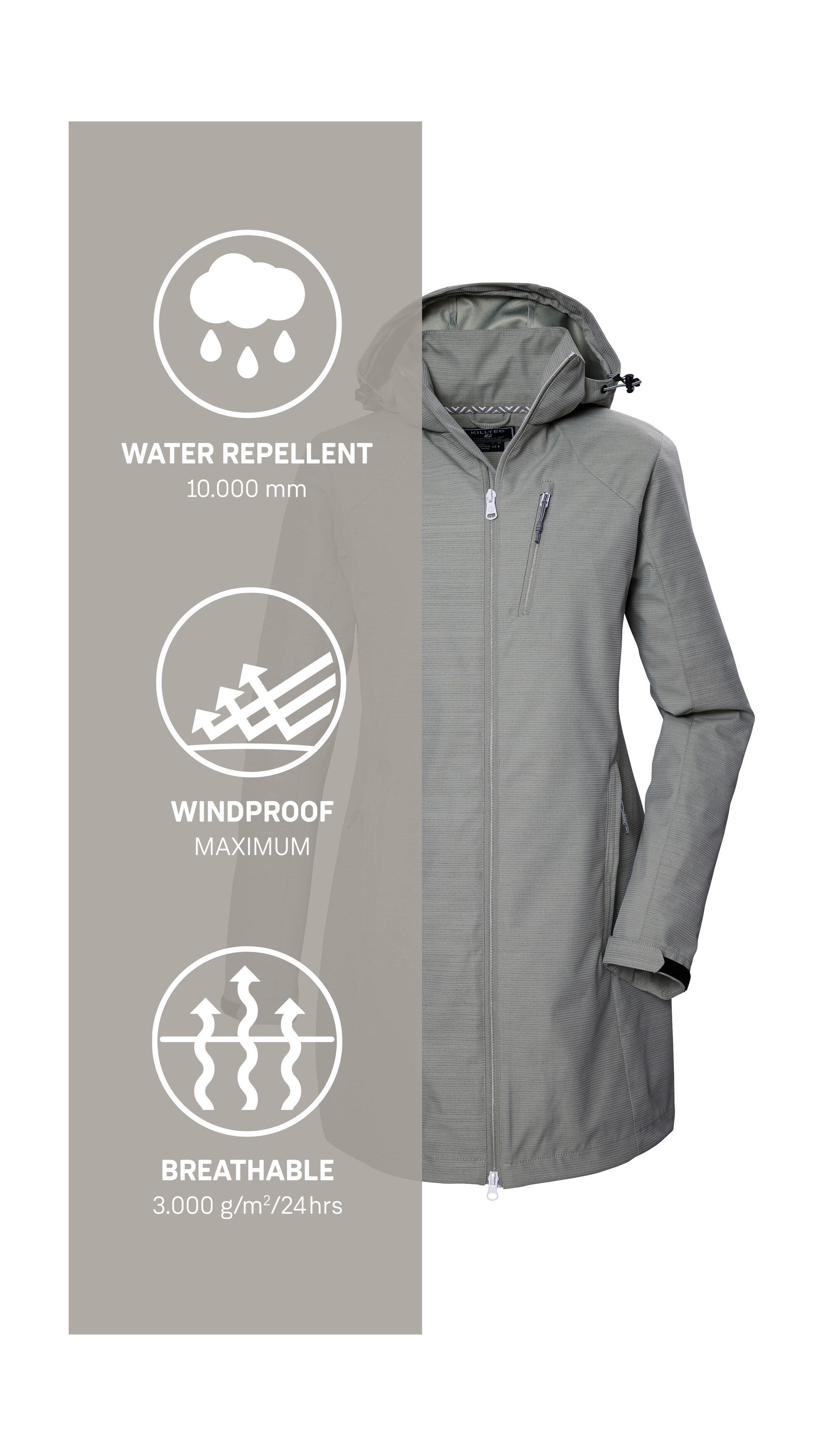 Killtec Softshell-parka KOS 57 WMN SFTSHLL PRK