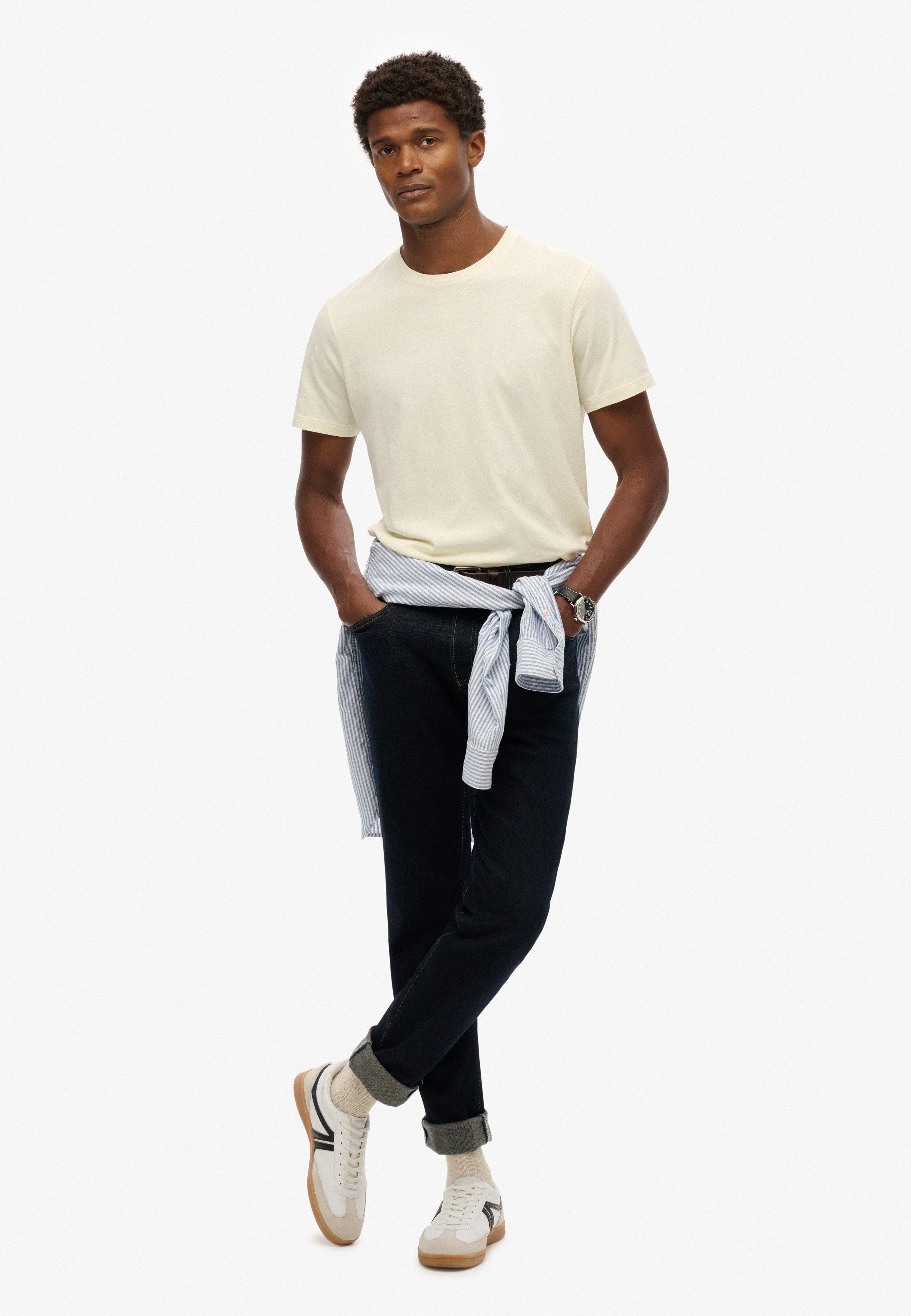 Superdry Shirt met ronde hals CLASSIC ESSENTIAL TEE