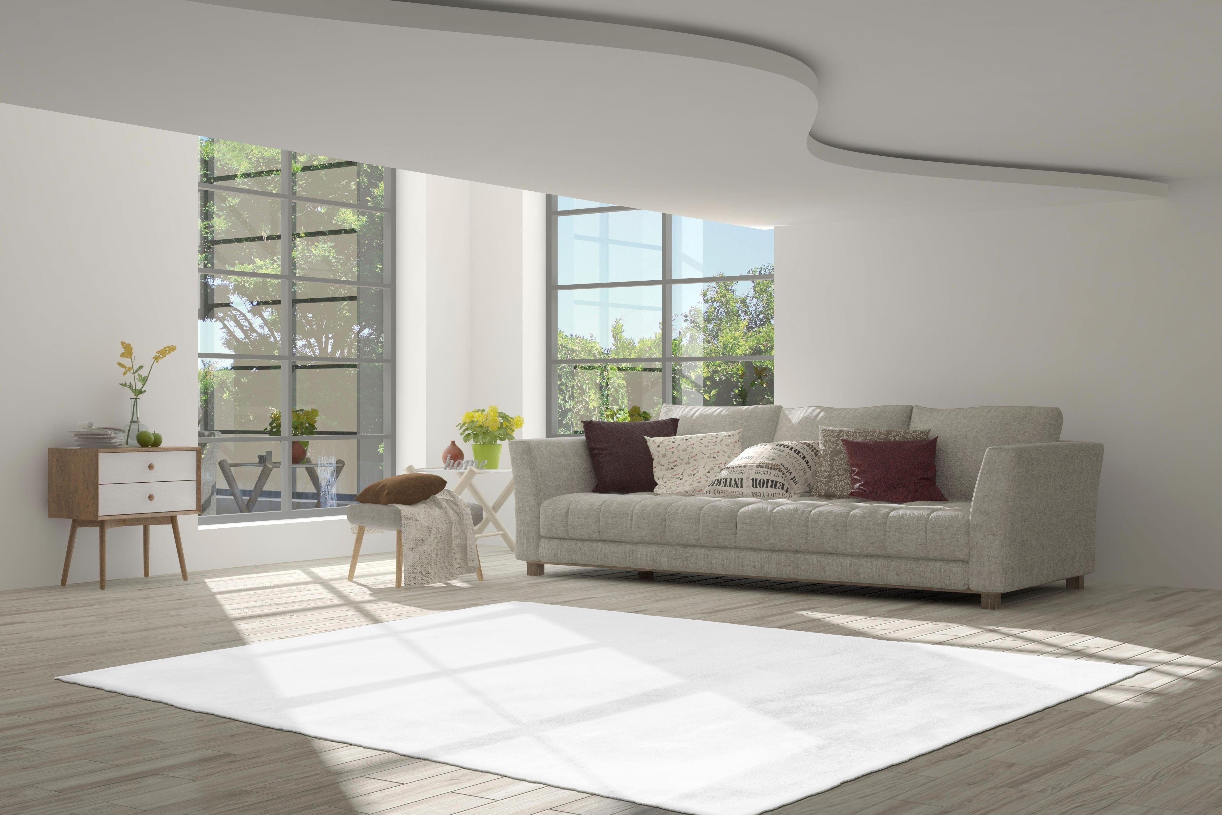 calo-deluxe Hoogpolig vloerkleed Vogezen 212 Imitatiebont, woonkamer