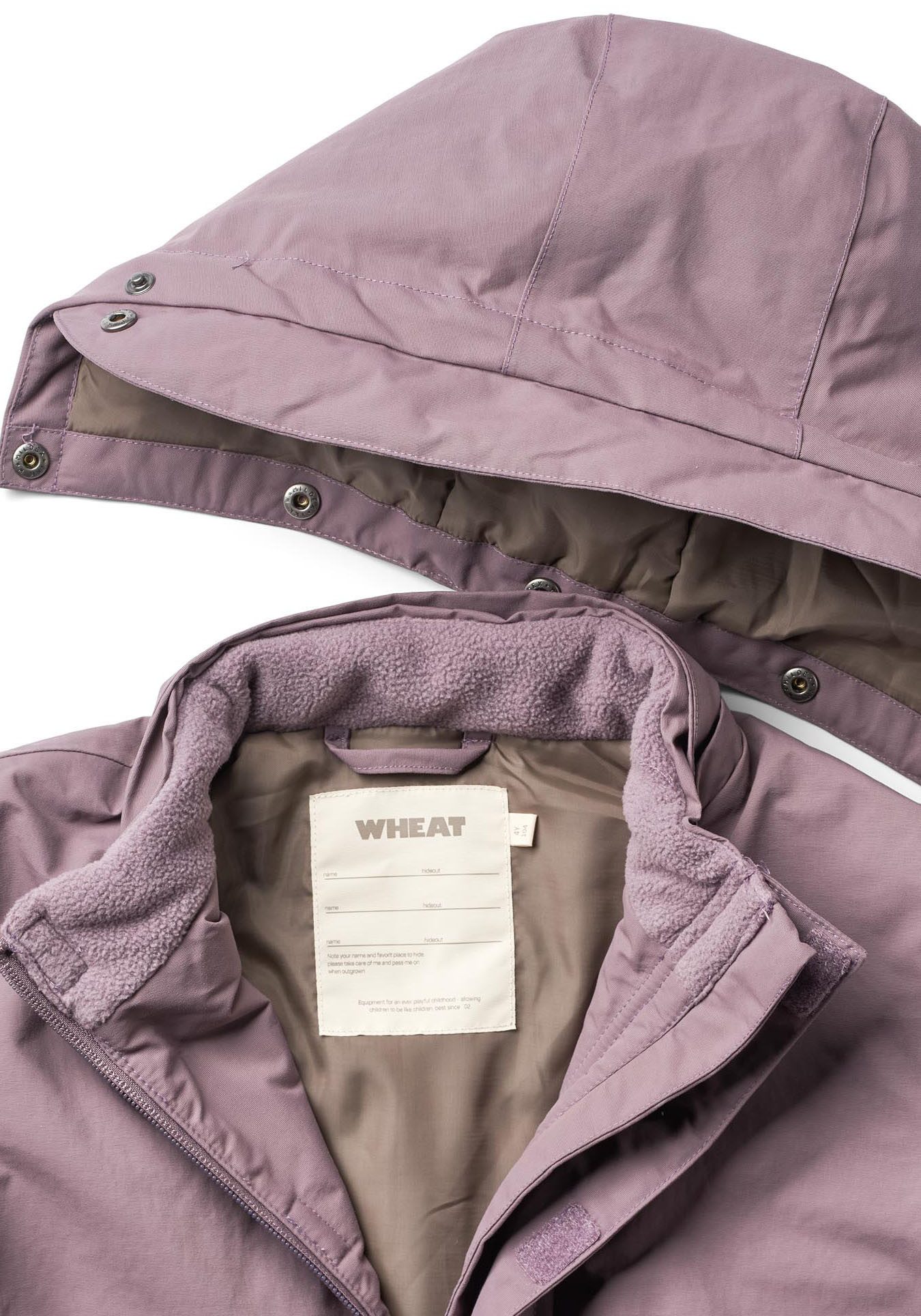 WHEAT Parka Jello Tech waterdicht, ademend en licht gewatteerd