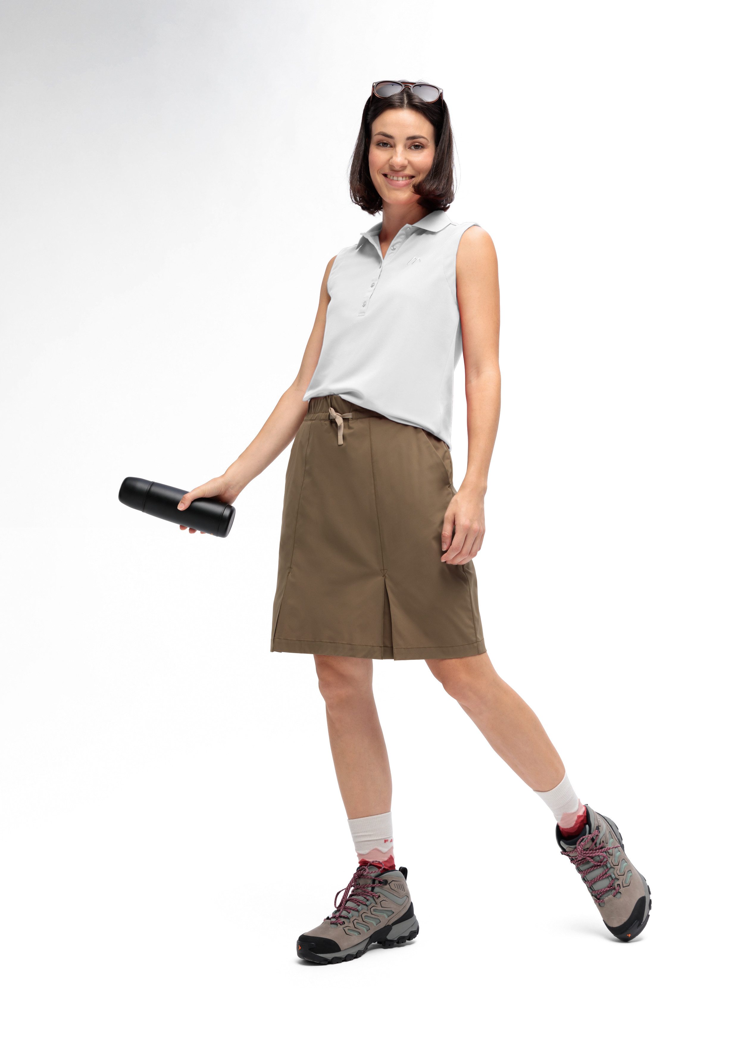 Maier Sports Poloshirt Ulrike sleeveless Dames functioneel shirt, mouwloos vrijetijdsshirt, regular fit