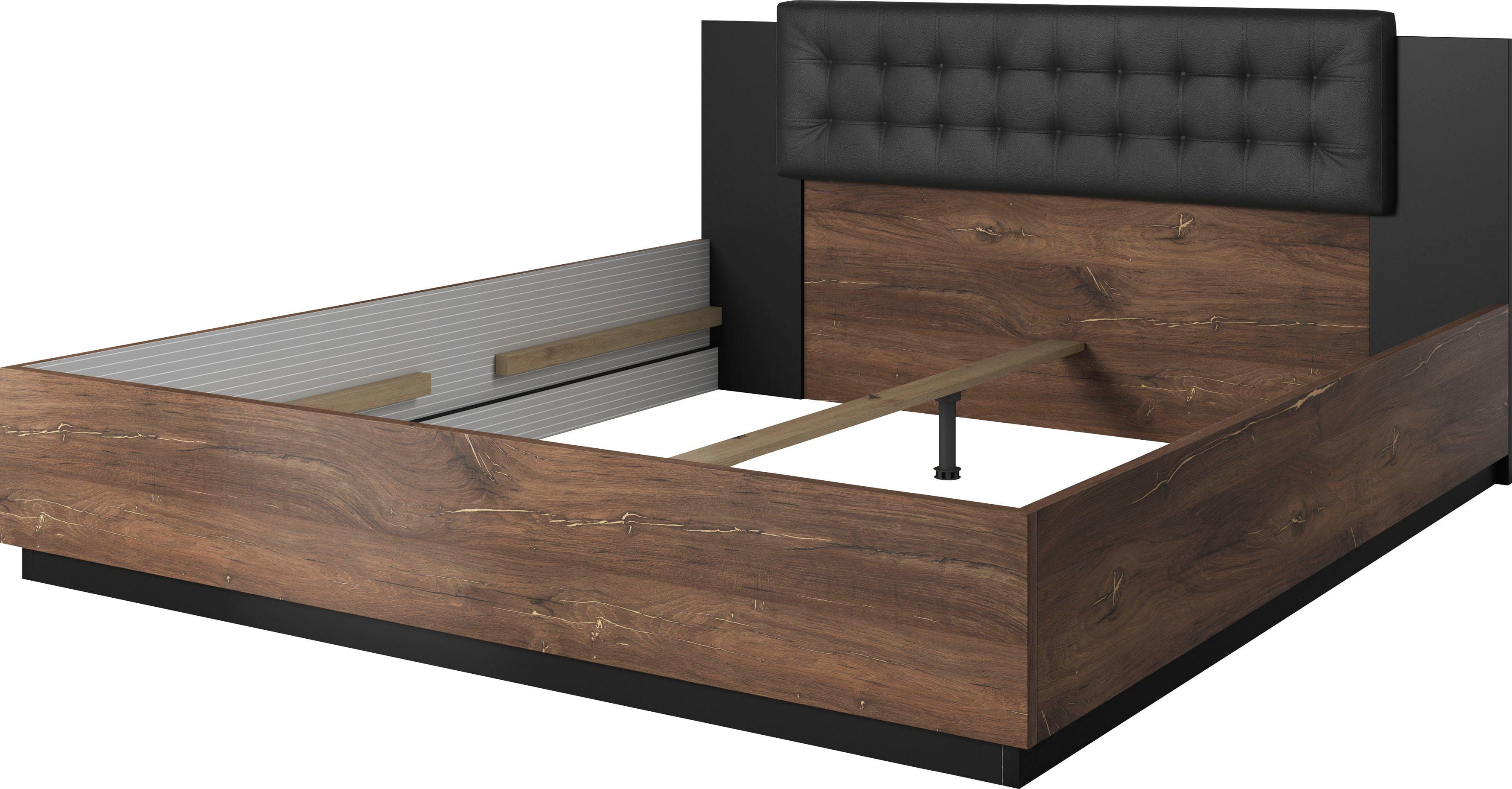 INOSIGN Bedframe Sigma Tweepersoonsbed in twee breedtes met een gepolsterde hoofdeinde
