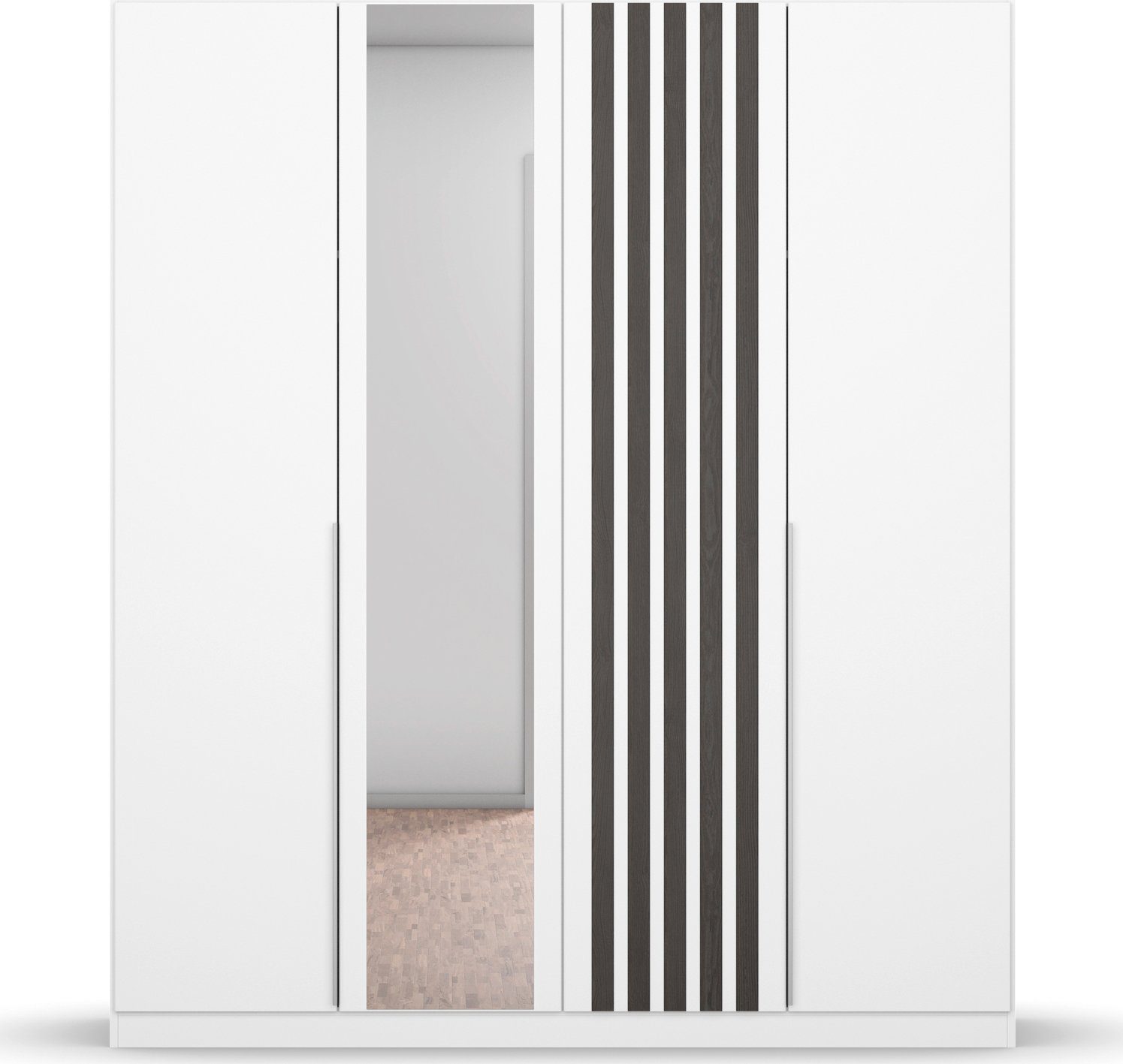 rauch Draaideurkast Kledingkast kast garderobe garderobekast LAMELLA elegante lamellenplaat in 3d akoestisch paneel uiterlijk made in germany