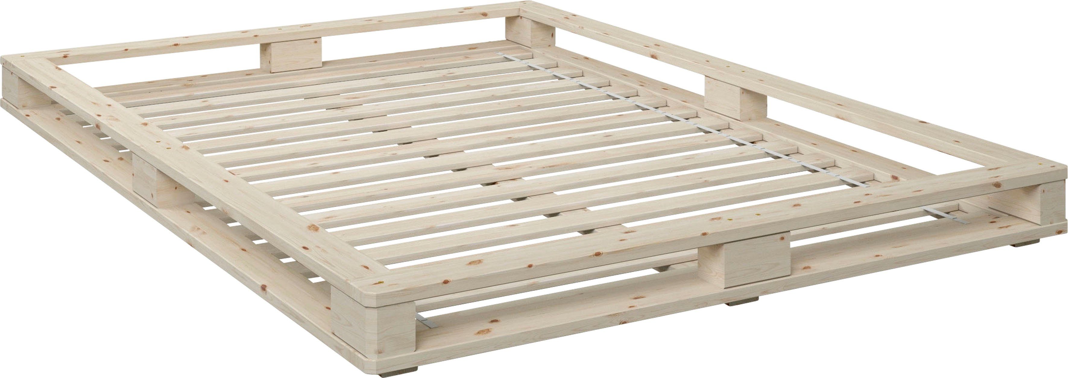 Home affaire Palletbed "PALO" BESTSELLER! Bed, gecertificeerd massief hout (grenen)