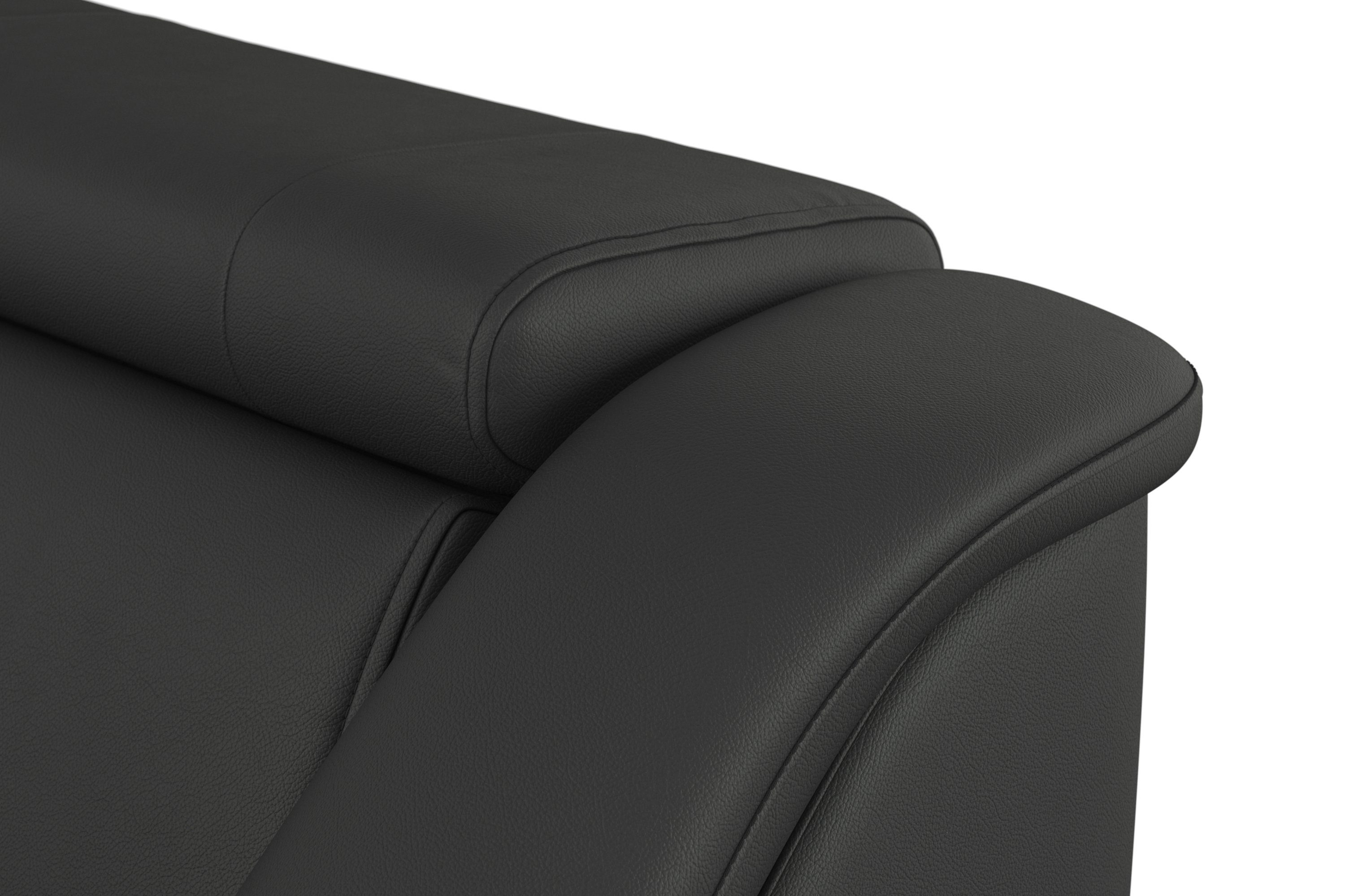 sit&more Hoekbank Freetown L-vorm met verstelbare hoofdsteun en comfortabele binnenvering