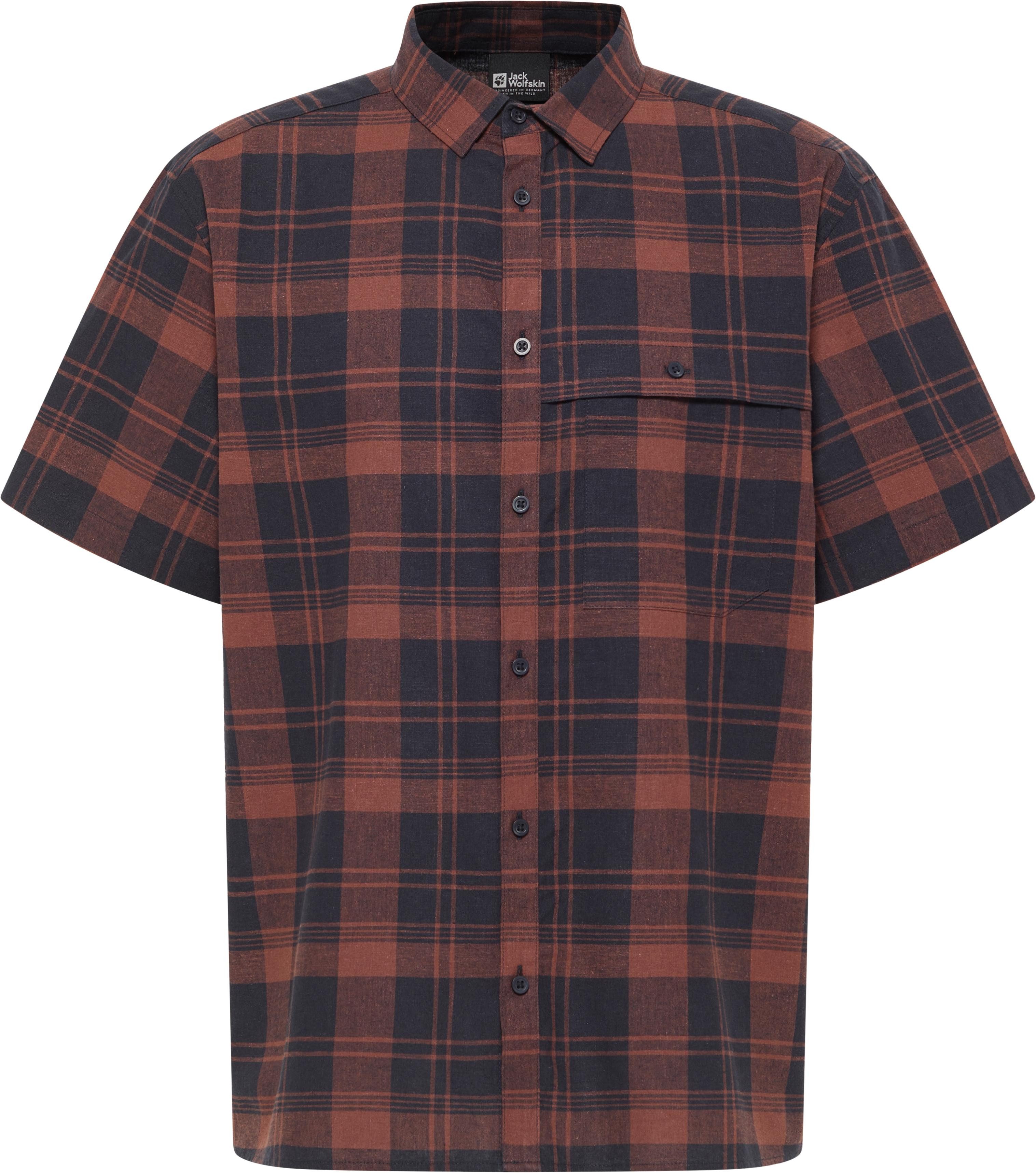 Jack Wolfskin Overhemd met korte mouwen GREAT PLAINS SHIRT M