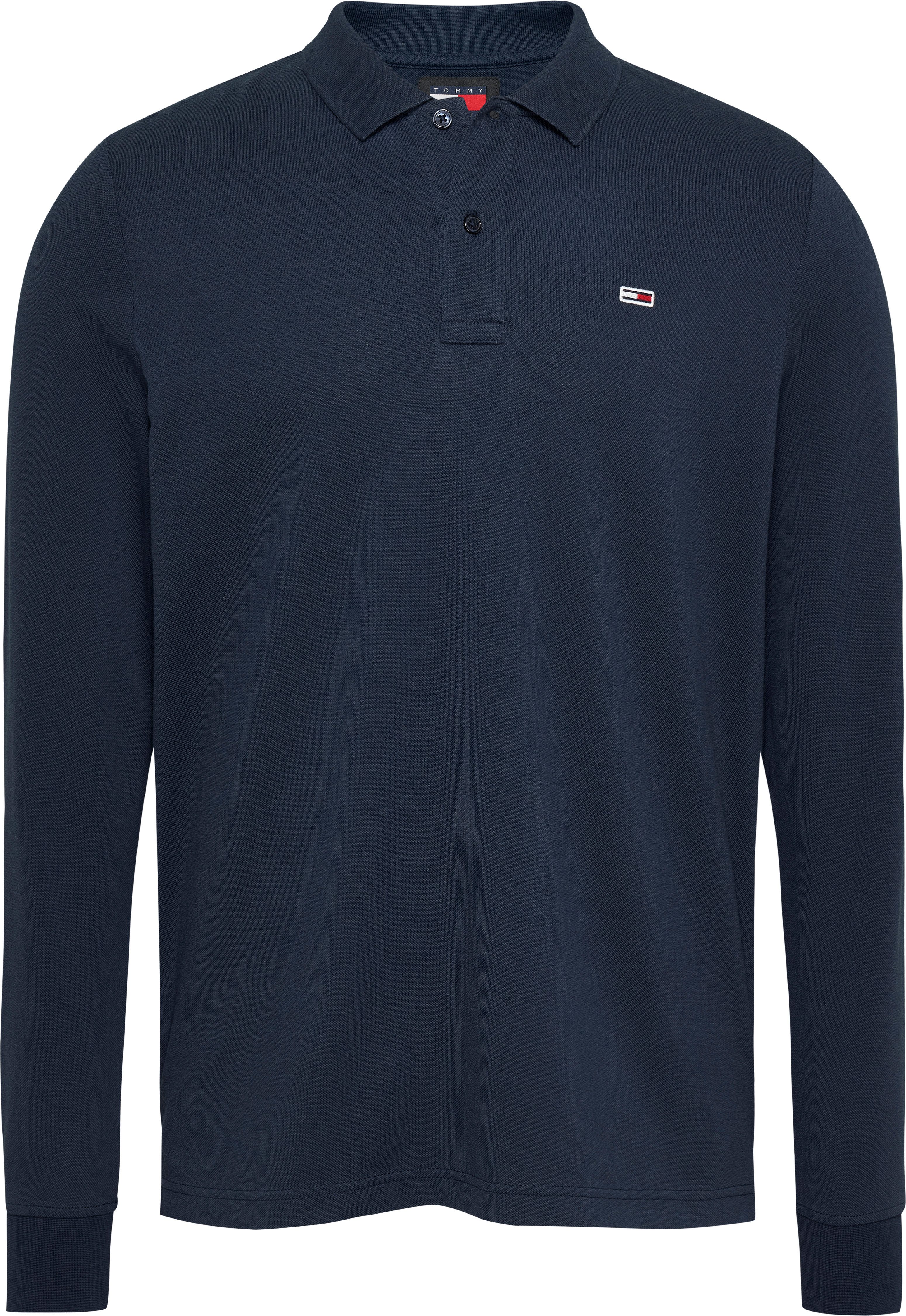 TOMMY JEANS Poloshirt TJM SLIM PLACKET POLO LS EXT