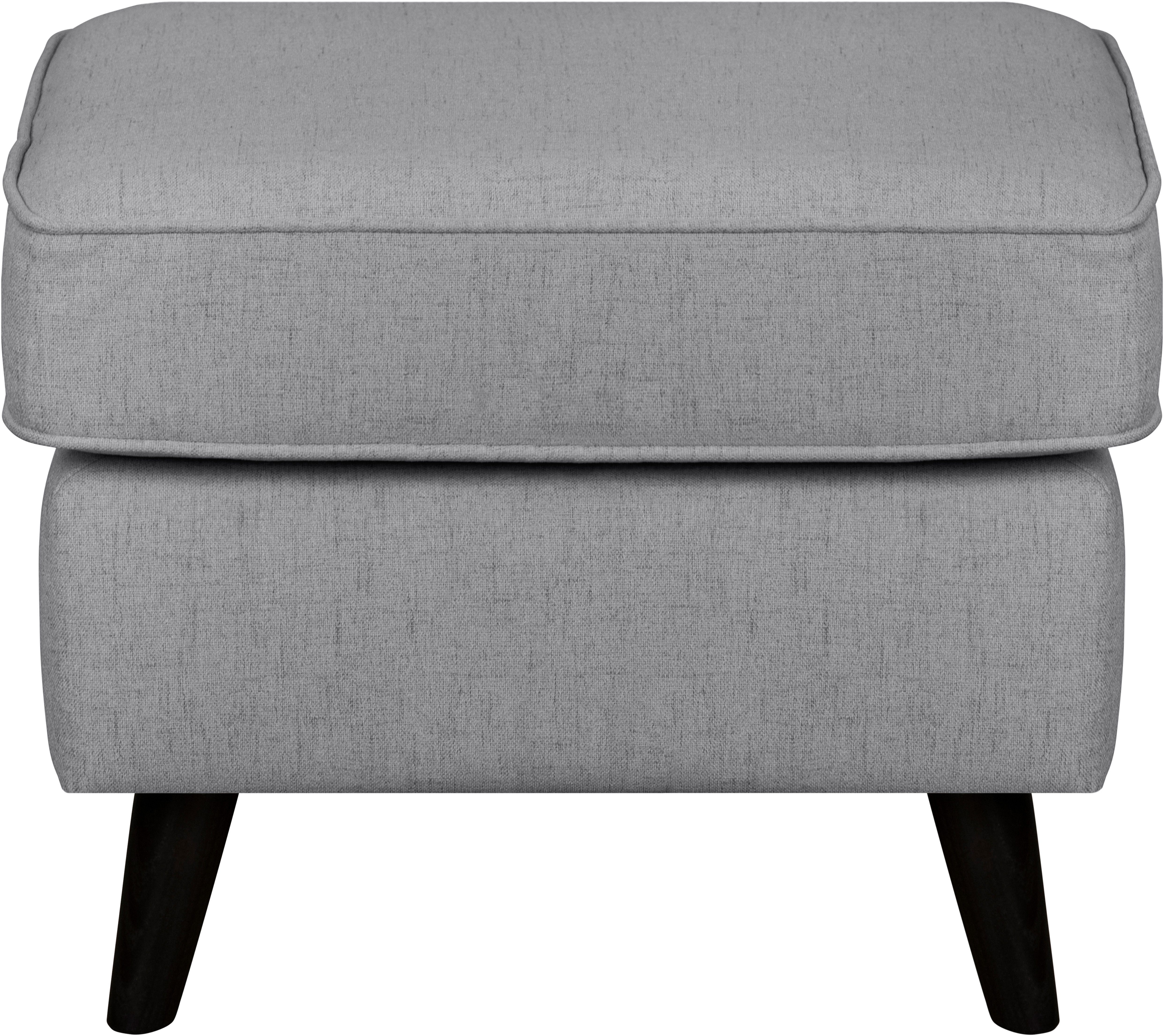 Home affaire Hocker Poef CHISTELLE, ook in bouclé met golfondersteuning, afmetingen: bxdxh: 57x57x46 cm