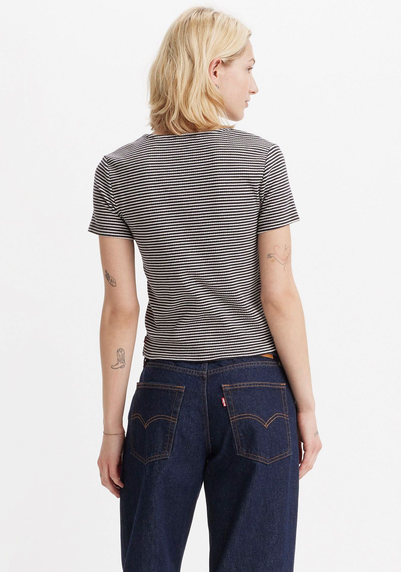Levi's® Shirt met V-hals met knoopsluiting