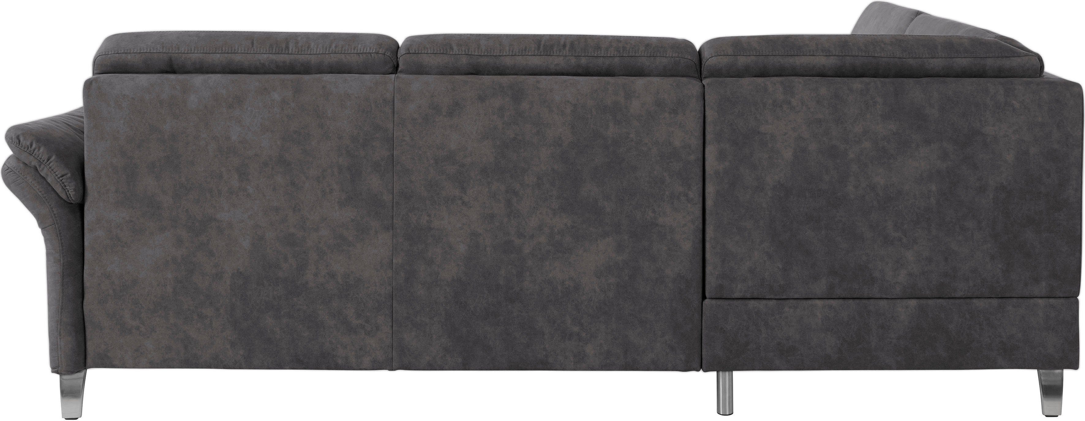 sit&more Hoekbank Clio L-vorm naar keuze met slaapfunctie en bedkist, met binnenvering