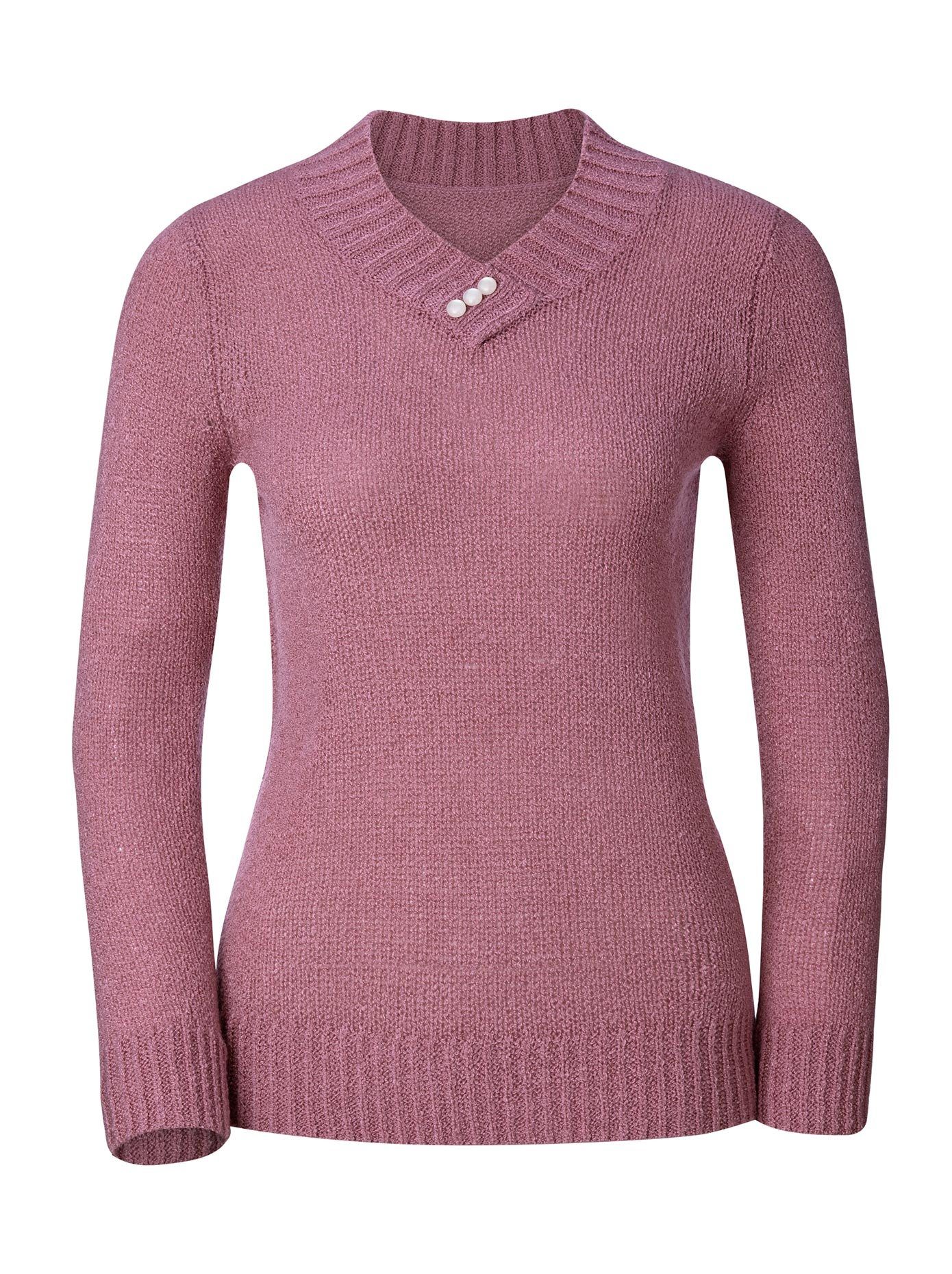 Classic Basics Trui met V-hals Trui