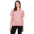 classic inspirationen shirt met ronde hals shirt (1-delig) roze