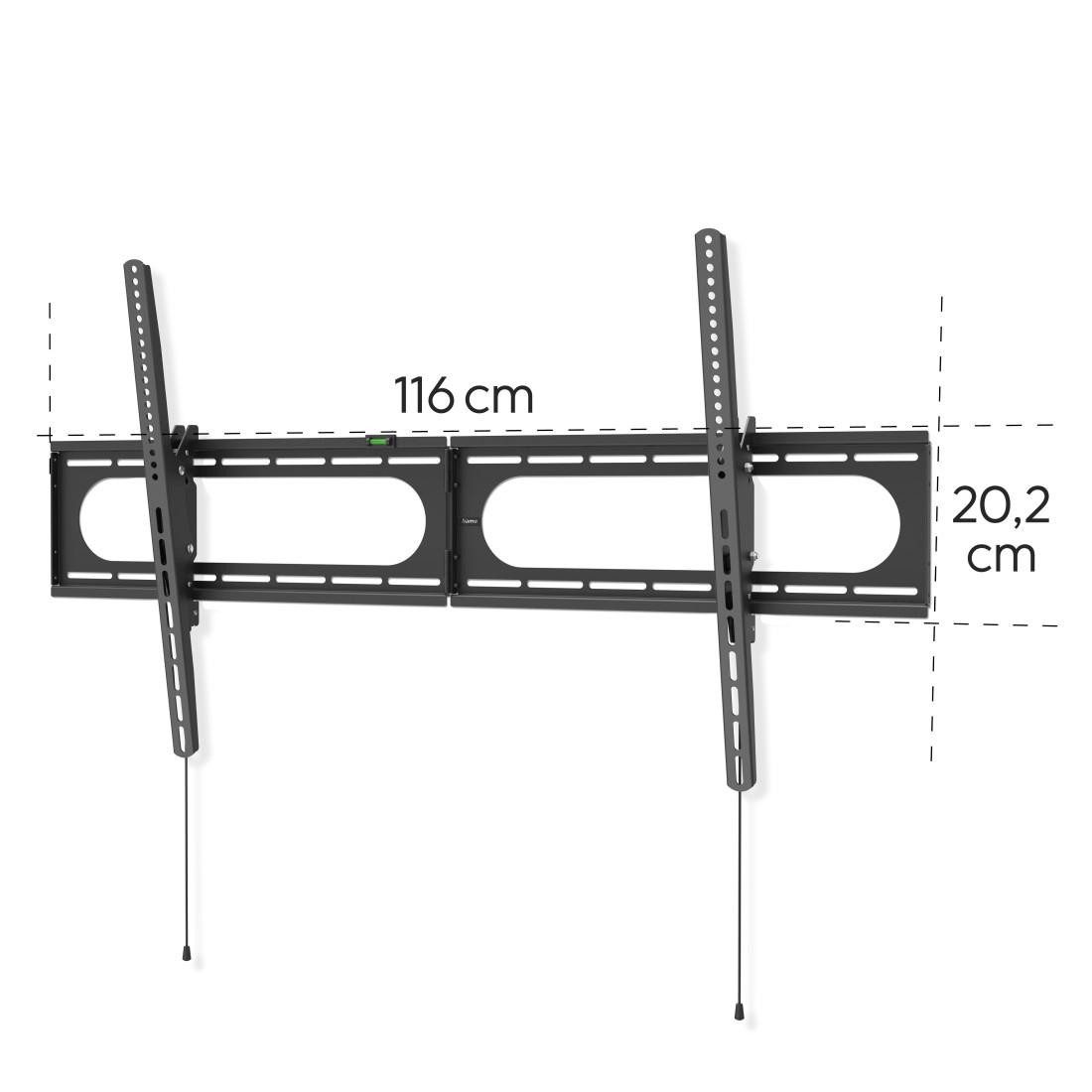 Hama Tv-wandhouder Beugel kantelbaar, 94 - 304,8 cm (37" - 120"), 43", 50", 55", 65", 75"