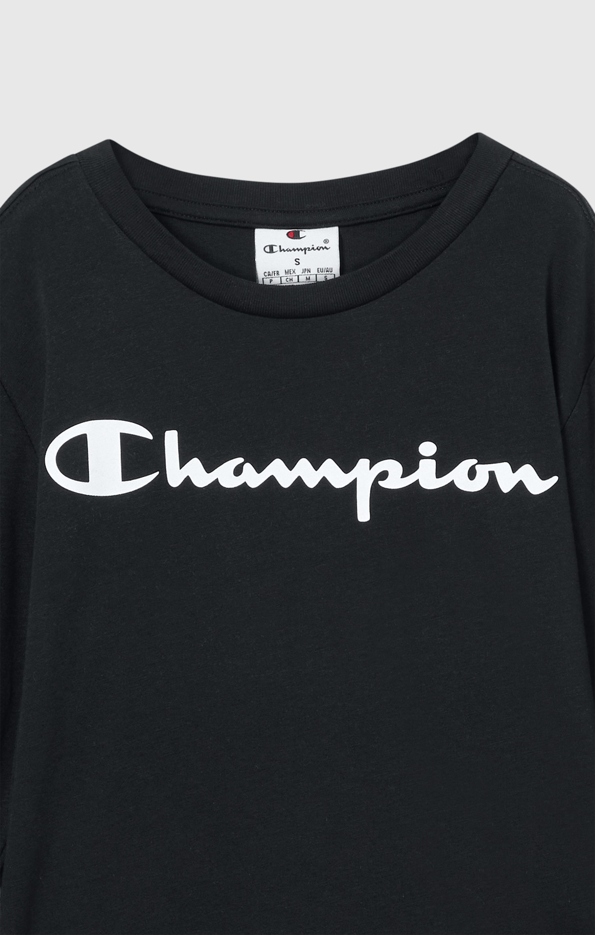 Champion T-shirt BASICS Long Sleeve Shirt Large Logo (1-delig)
